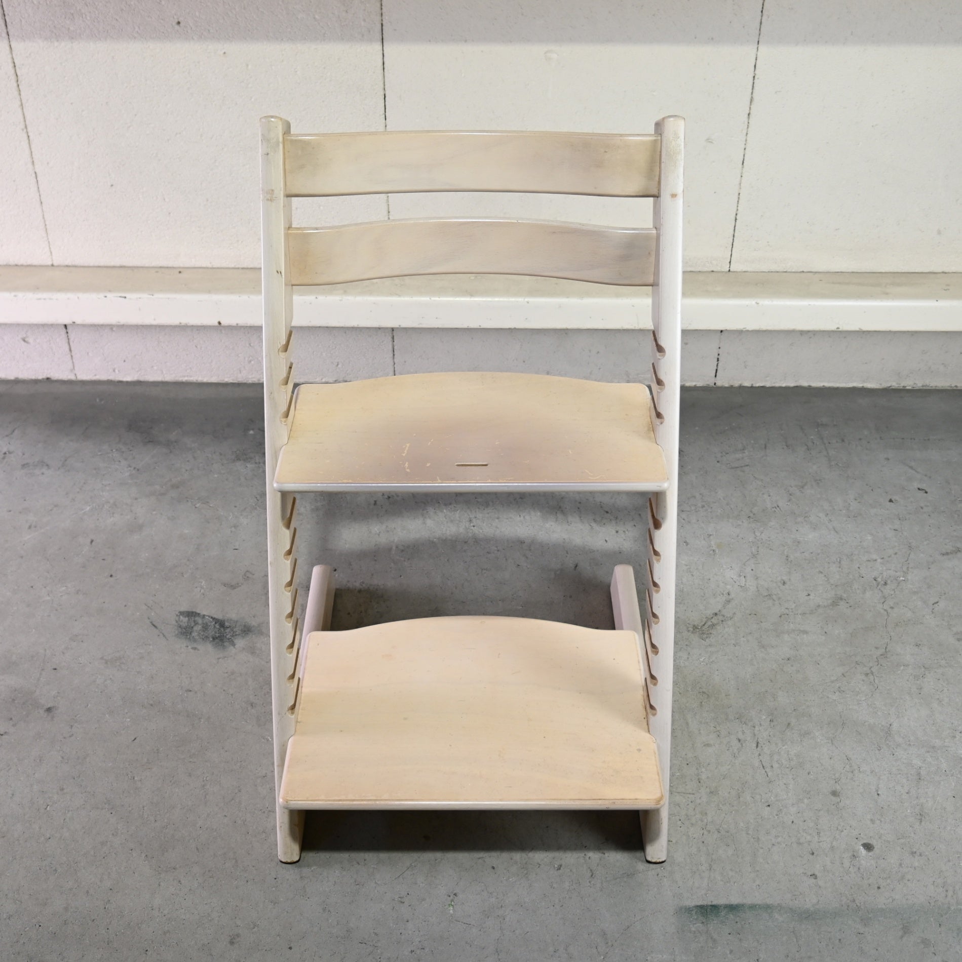 STOKKE TRIPP TRAPP Kids Chair Baby chair Ivory Scandinavian / ストッケ トリップトラップ キッズチェア ベビーチェア 廃盤色 アイボリー 北欧インテリア ※使用感あり