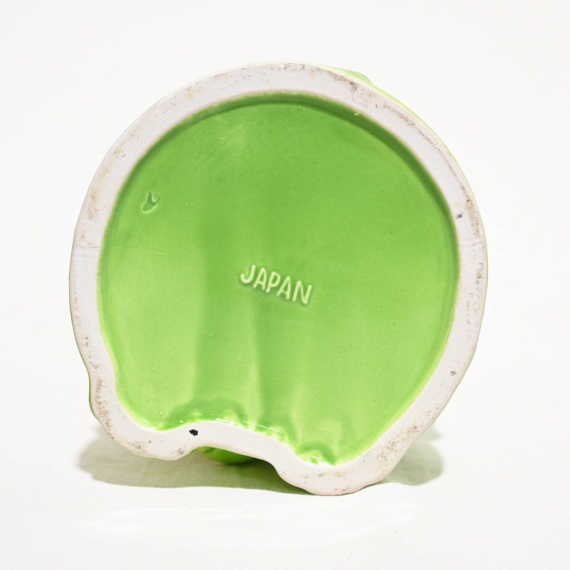 Green Dog Cookie Jar Pot Trinket Box Retro Japan Vintage / グリーンドッグ クッキージャー 昭和レトロ 犬 小物入れ ポット 日本 ヴィンテージ