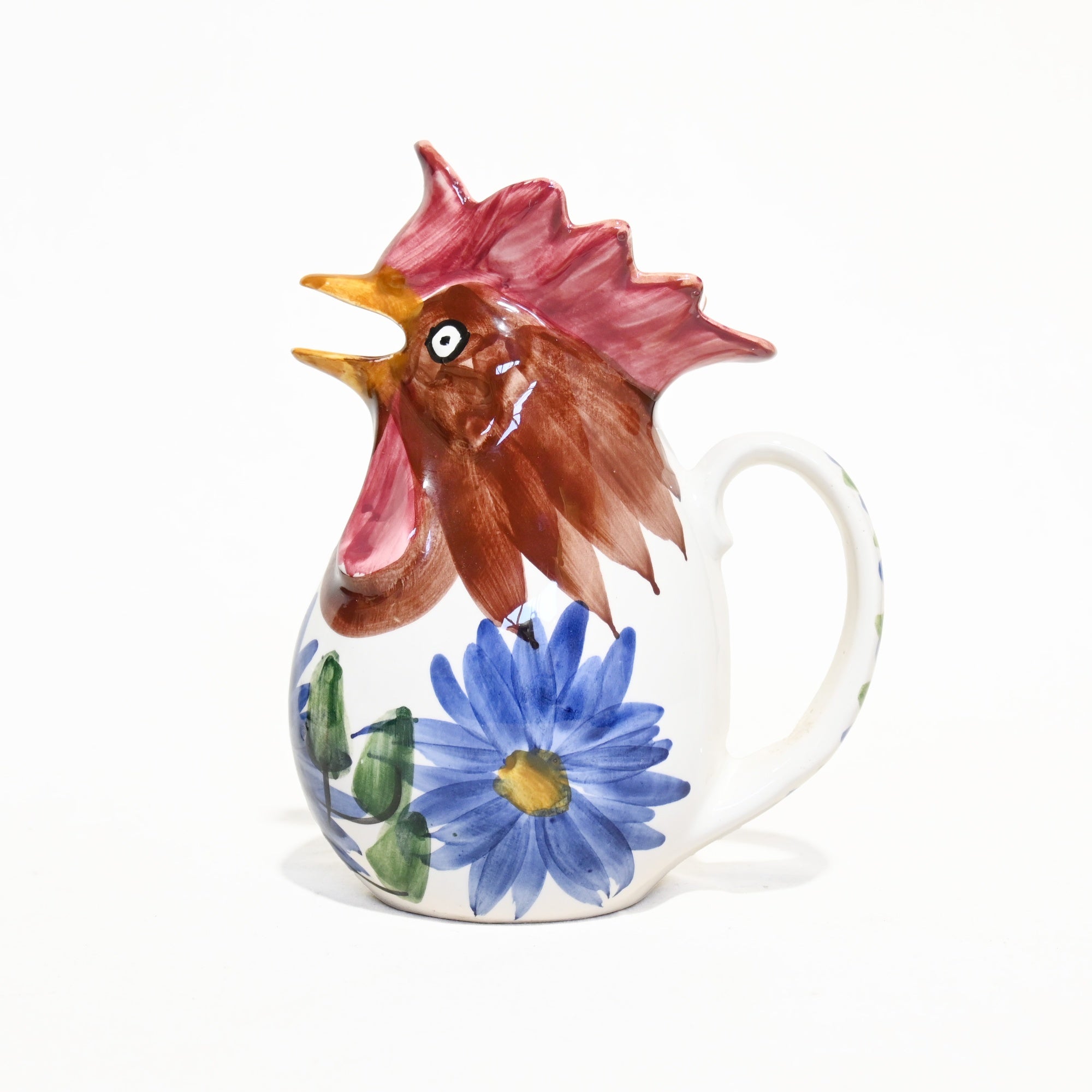 Rooster Pitcher Hand-Painted European Style / ニワトリ ピッチャー ハンドペイント 水差し ヨーロッパ