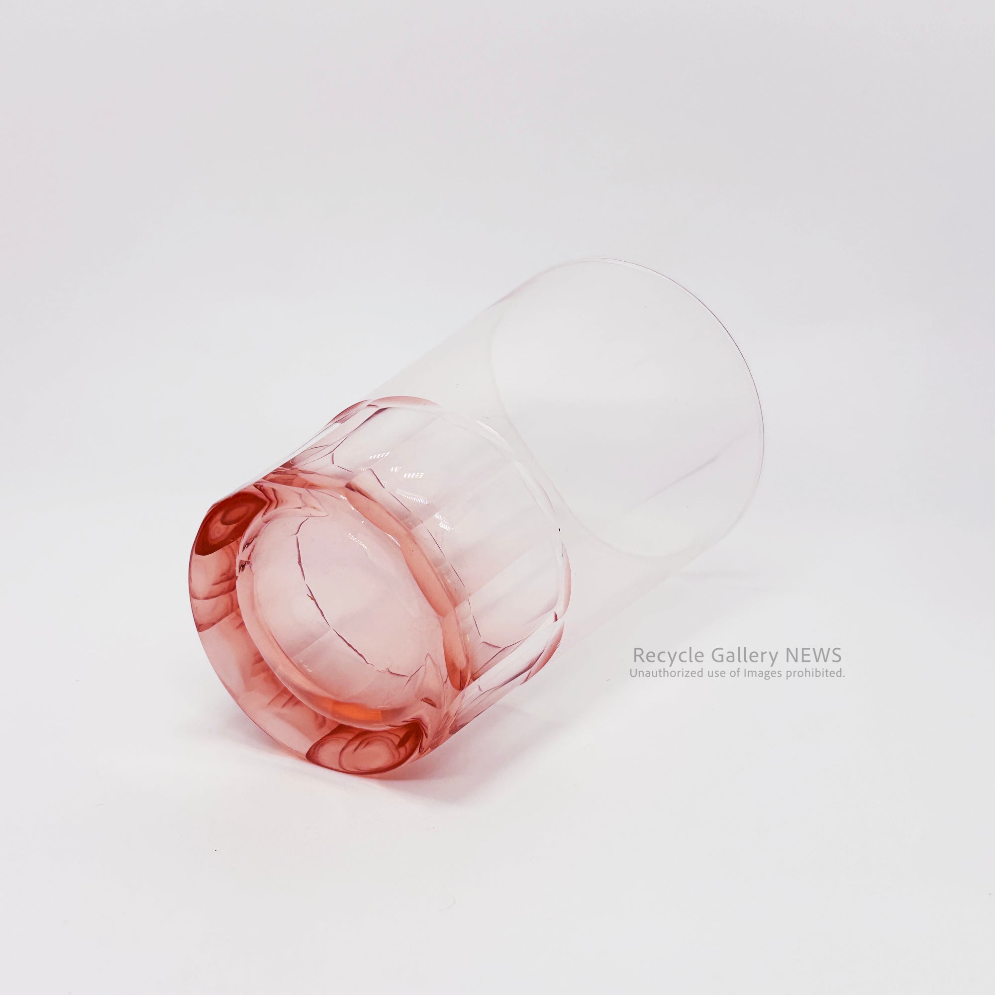 Vintage pink pressed glass set (5 pieces) Japan Retro / 昭和レトロ ピンク グラス 5点セット プレスガラス 当時物