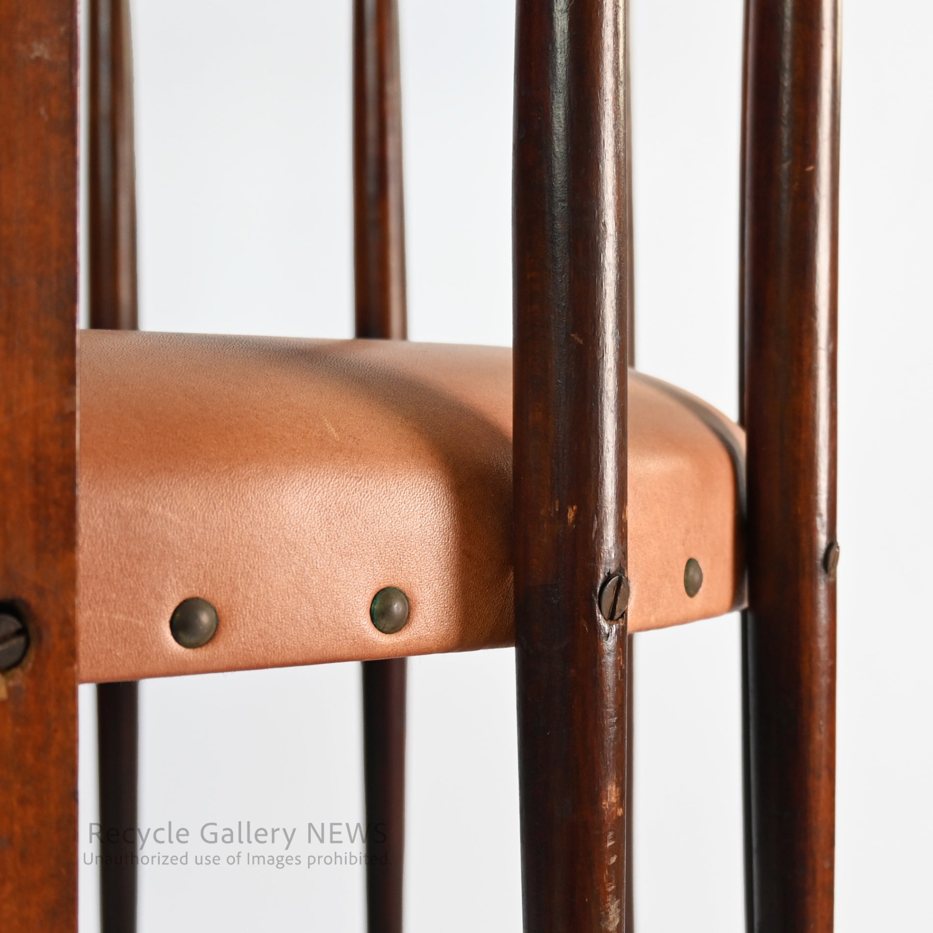 Wicker Accent Chair Antique Bentwood Slat Back Beautiful Patina / 籠椅子 曲木 アンティーク 職人技 スラットバック 経年変化 パーソナルチェア