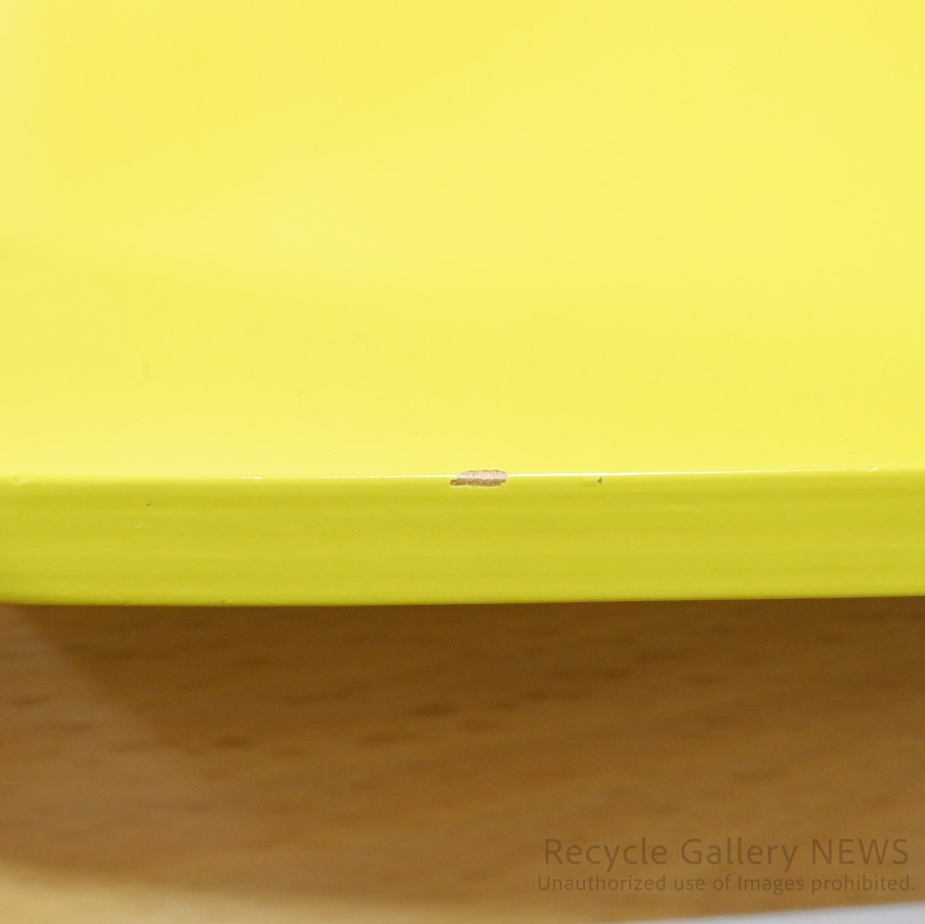 Nisshin Mokko ac-cent Kids chair Yellow Japan / 日進木工 アクセント キッズチェア イエロー 日本