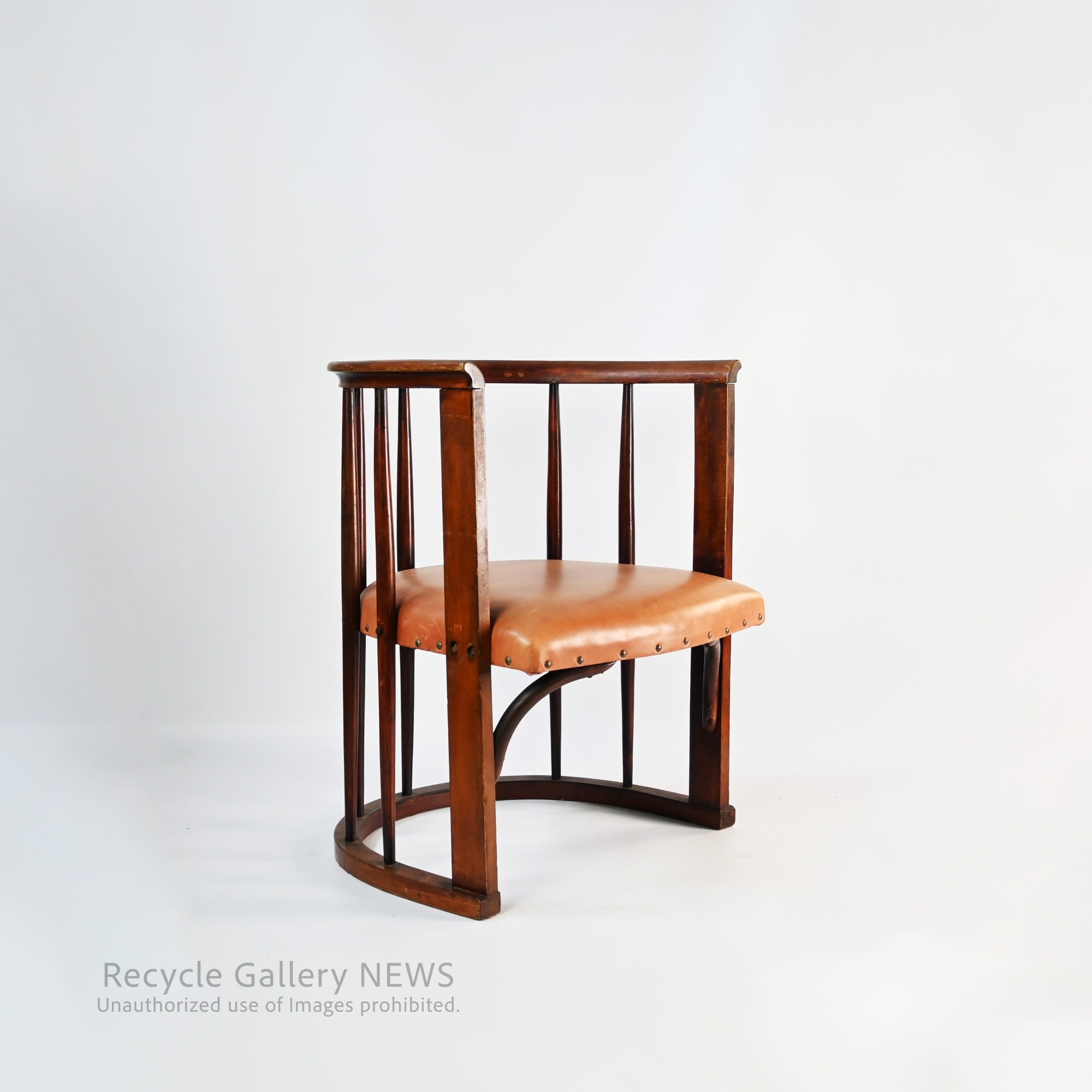 Wicker Accent Chair Antique Bentwood Slat Back Beautiful Patina / 籠椅子 曲木 アンティーク 職人技 スラットバック 経年変化 パーソナルチェア