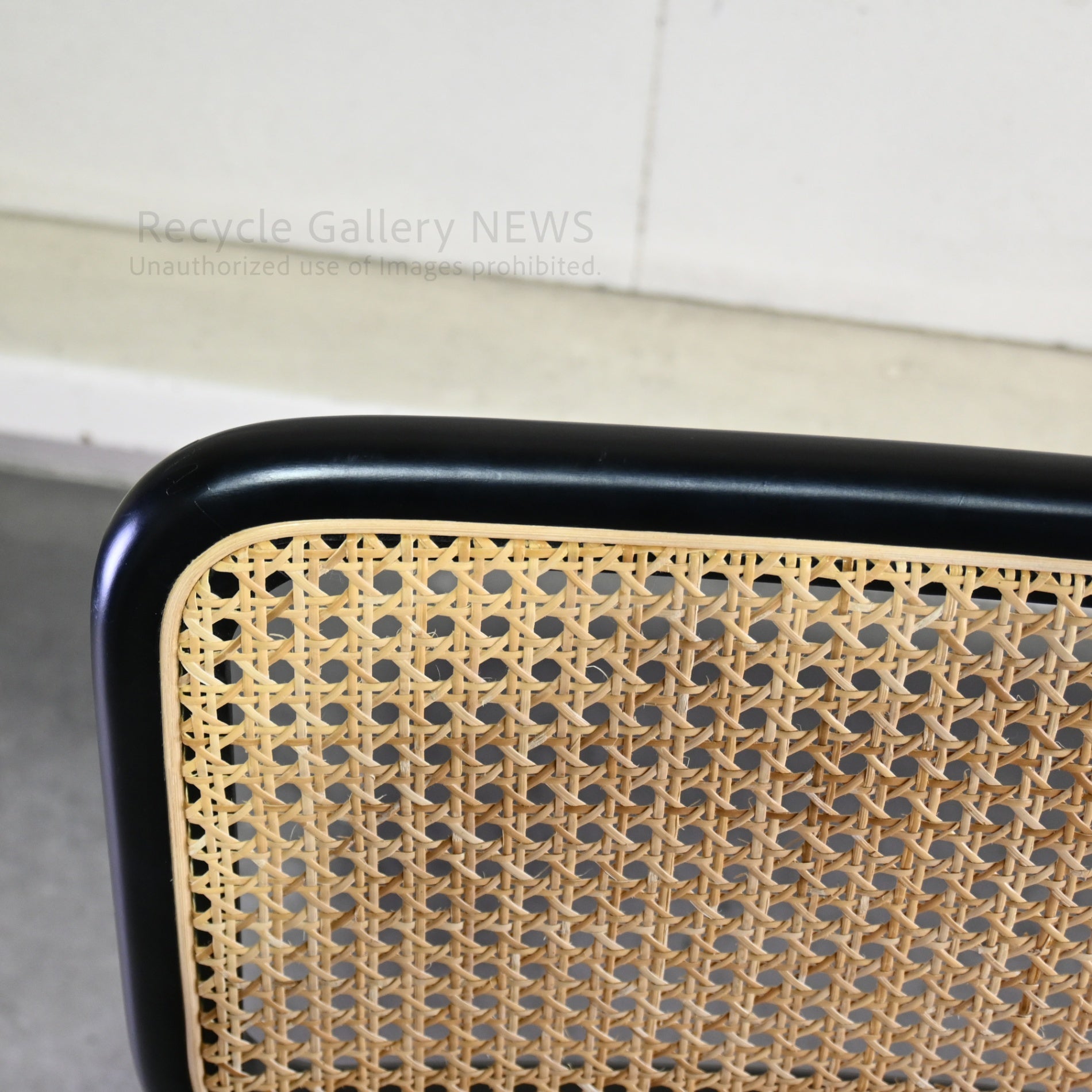 Cesca Armless Chair Black Marcel Breuer / チェスカ チェア アームレス ラタン 黒 マルセル・ブロイヤー