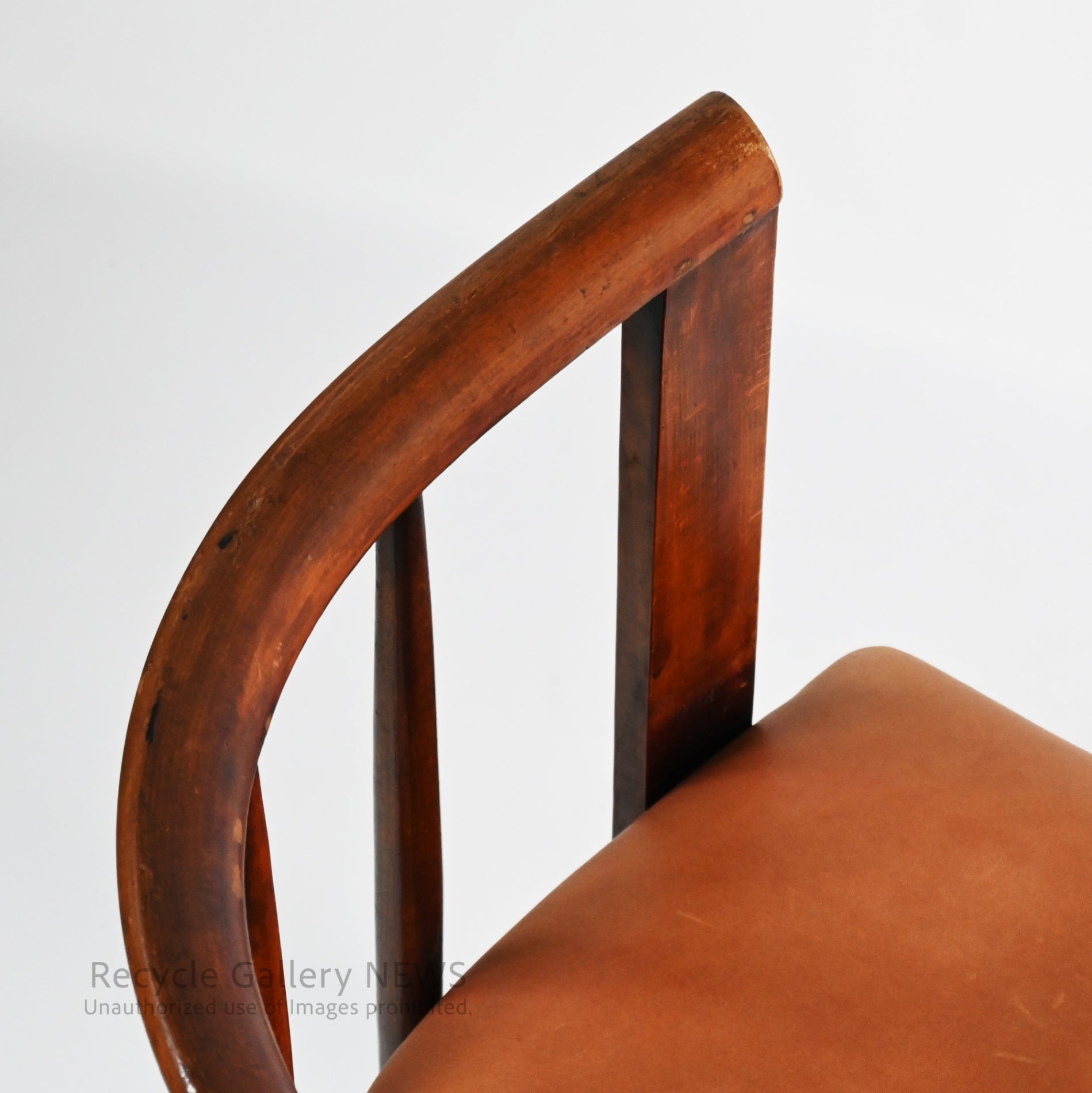 Wicker Accent Chair Antique Bentwood Slat Back Beautiful Patina / 籠椅子 曲木 アンティーク 職人技 スラットバック 経年変化 パーソナルチェア