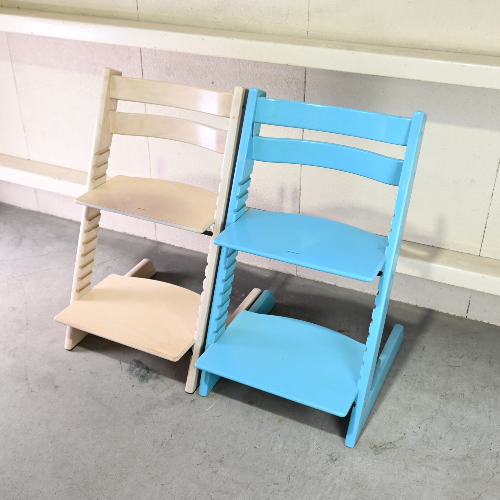 STOKKE TRIPP TRAPP Kids Chair Baby chair Ivory Scandinavian / ストッケ トリップトラップ キッズチェア ベビーチェア 廃盤色 アイボリー 北欧インテリア ※使用感あり