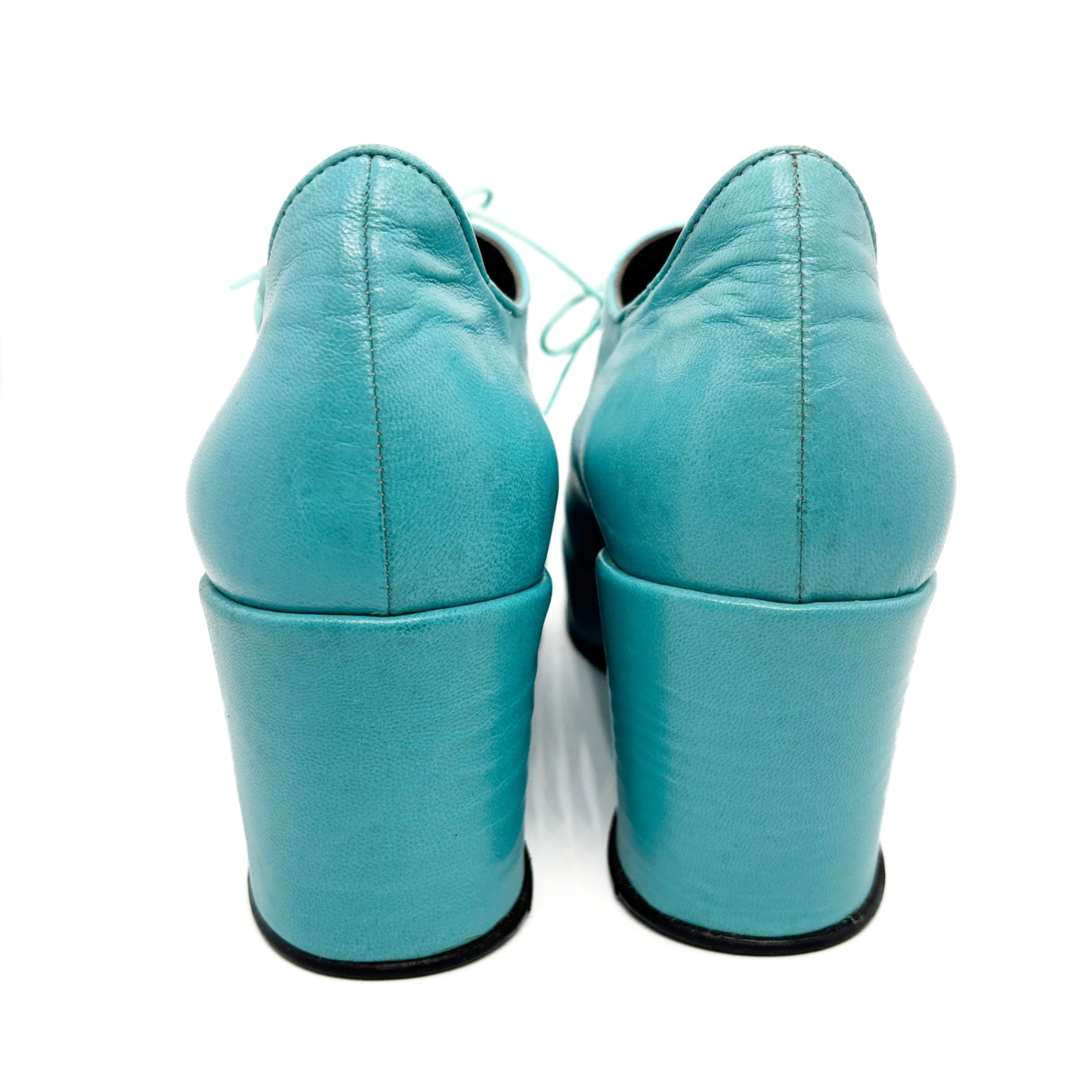 JIL SANDER thick-soled platform lace-up shoes 35 1/2 / ジルサンダー 23cm 厚底 プラットフォーム レースアップシューズ