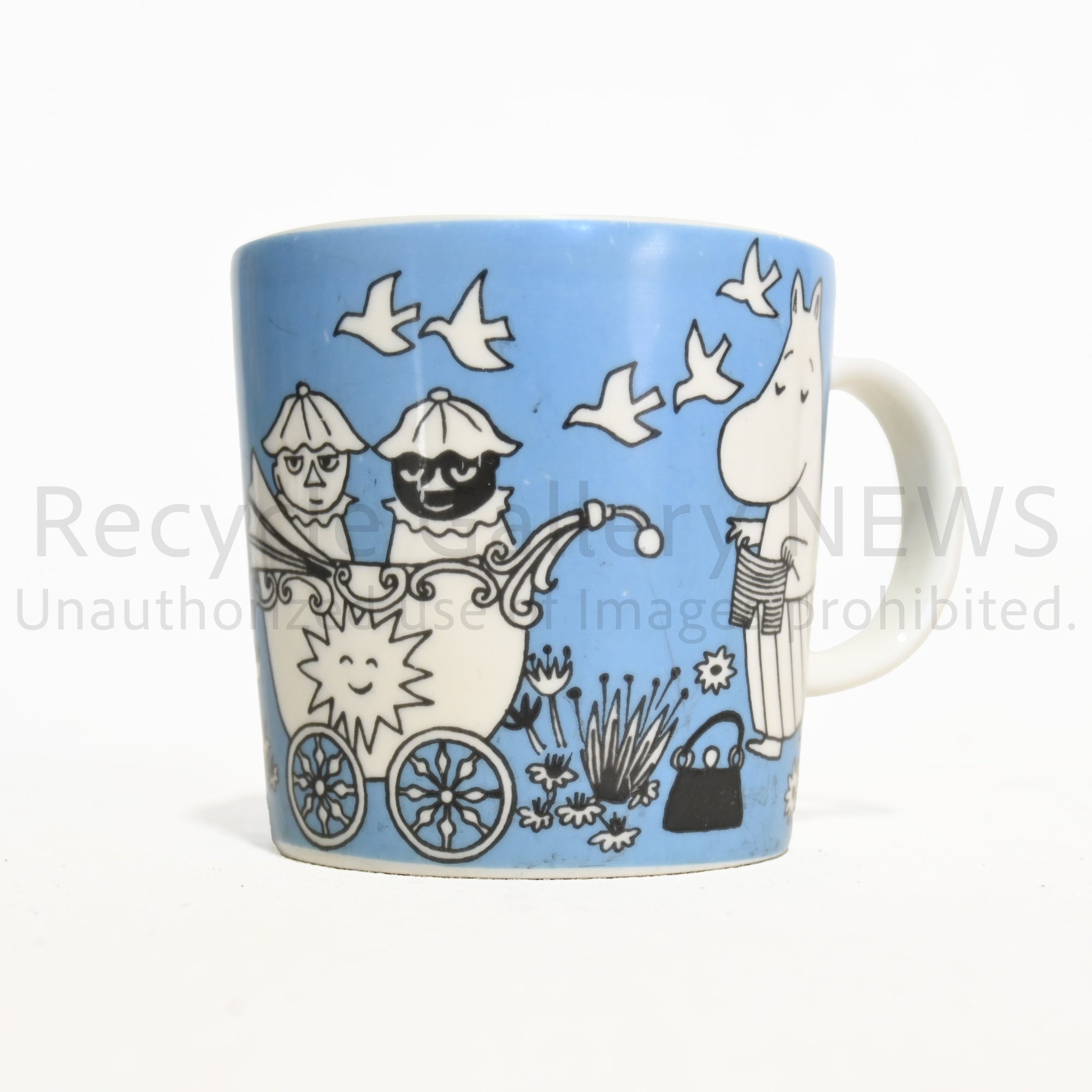 MOOMIN ARABIA Mug Peace Vintage Scandinavian / ムーミン アラビア マグ ピース 廃盤 ヴィンテージ 北欧