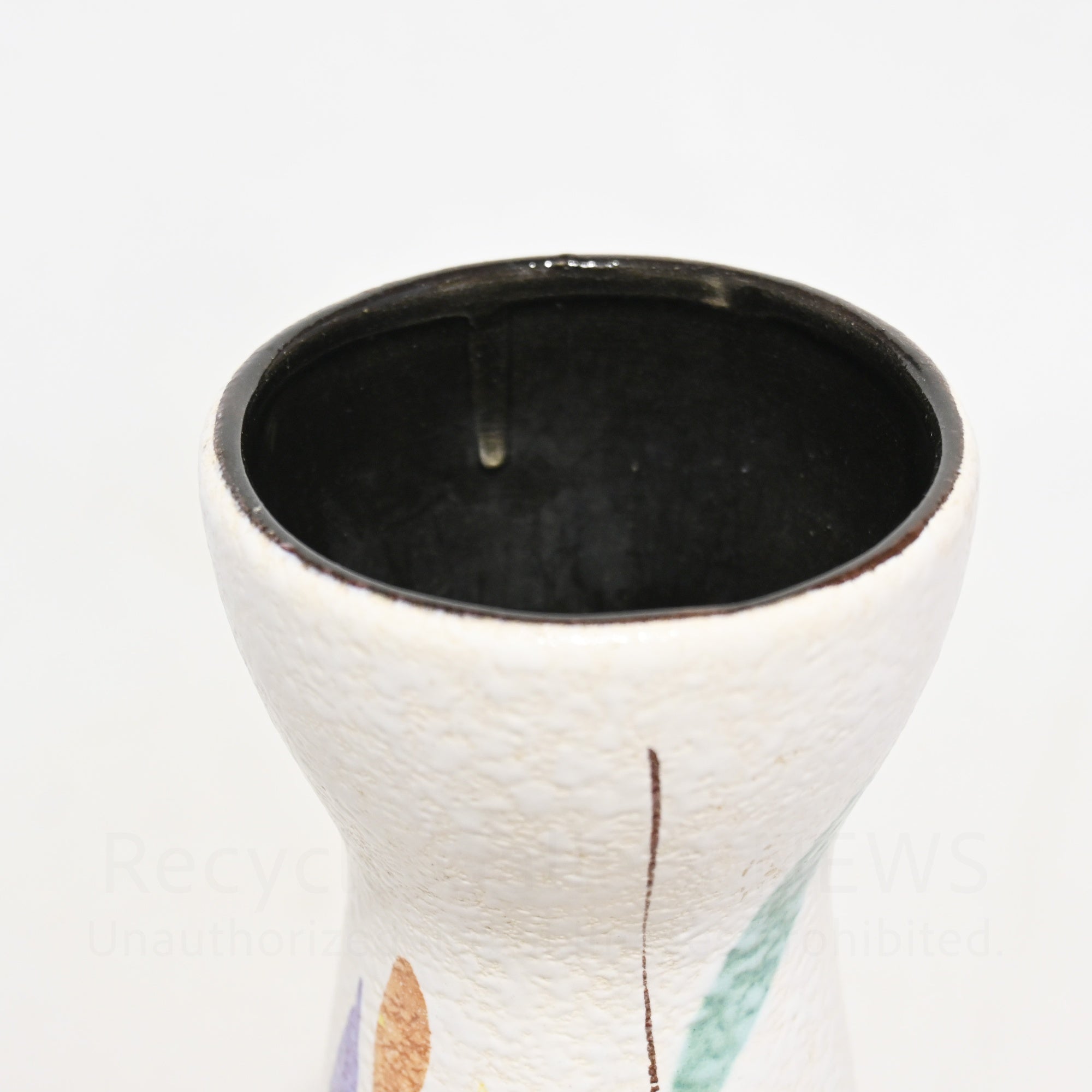West German Flower Vase Tulip pattern  1950s-1960s Vintage / 西ドイツ製 花瓶 チューリップ柄 推定1950〜60年代 ヴィンテージ