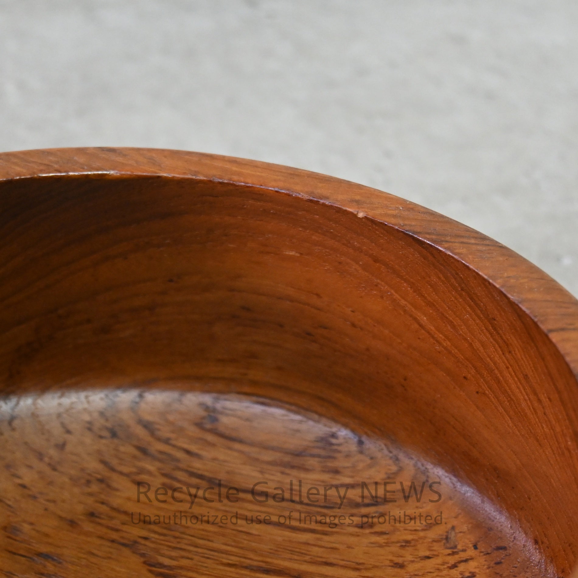 Teakwood Salad Bowl Tray Brown / チークウッド サラダボウル 小物入れ ブラウン