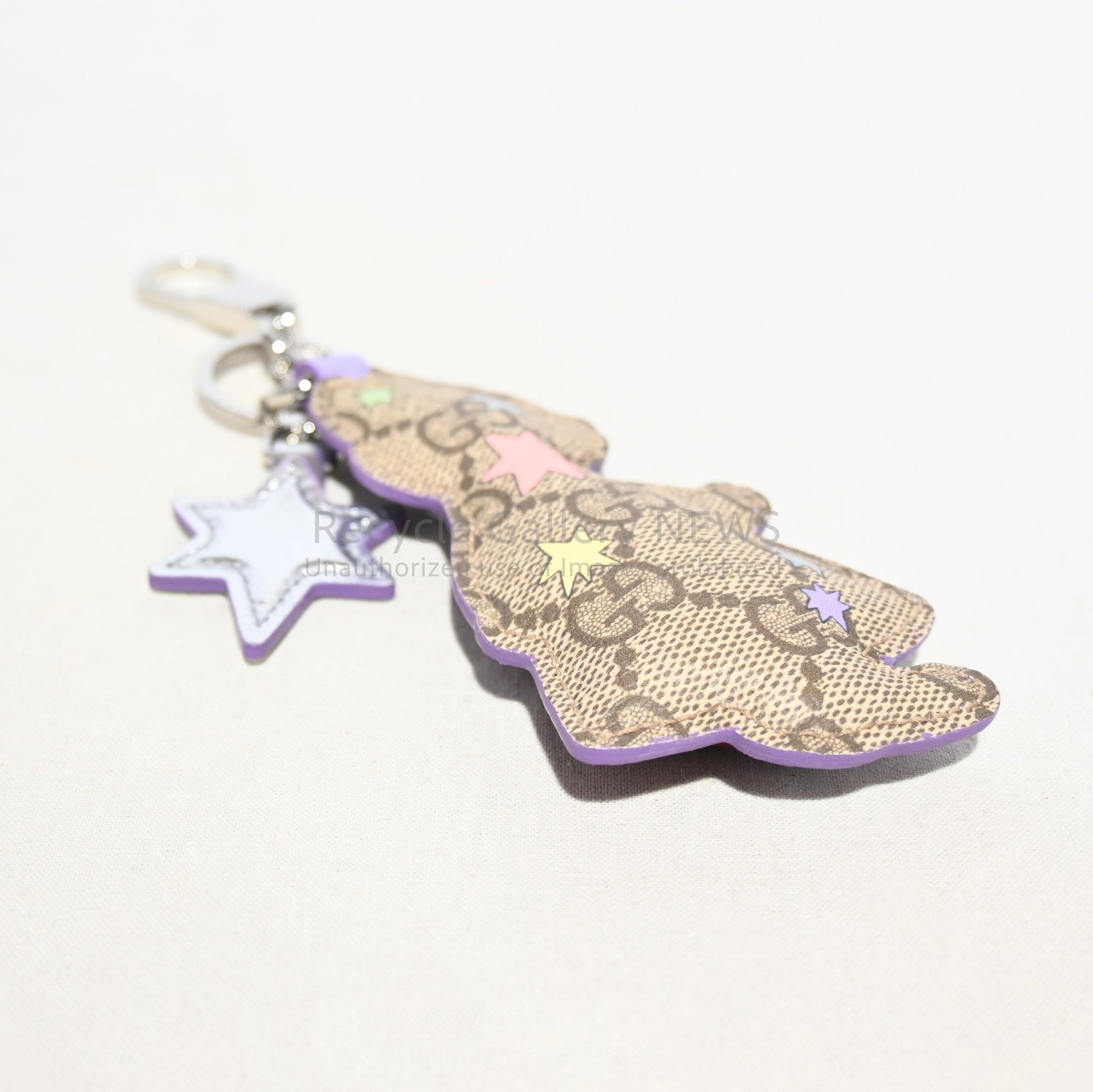 GUCCI Yuko Higuchi Keychain Cat (Bo) Lilac Limited to Japan Unused