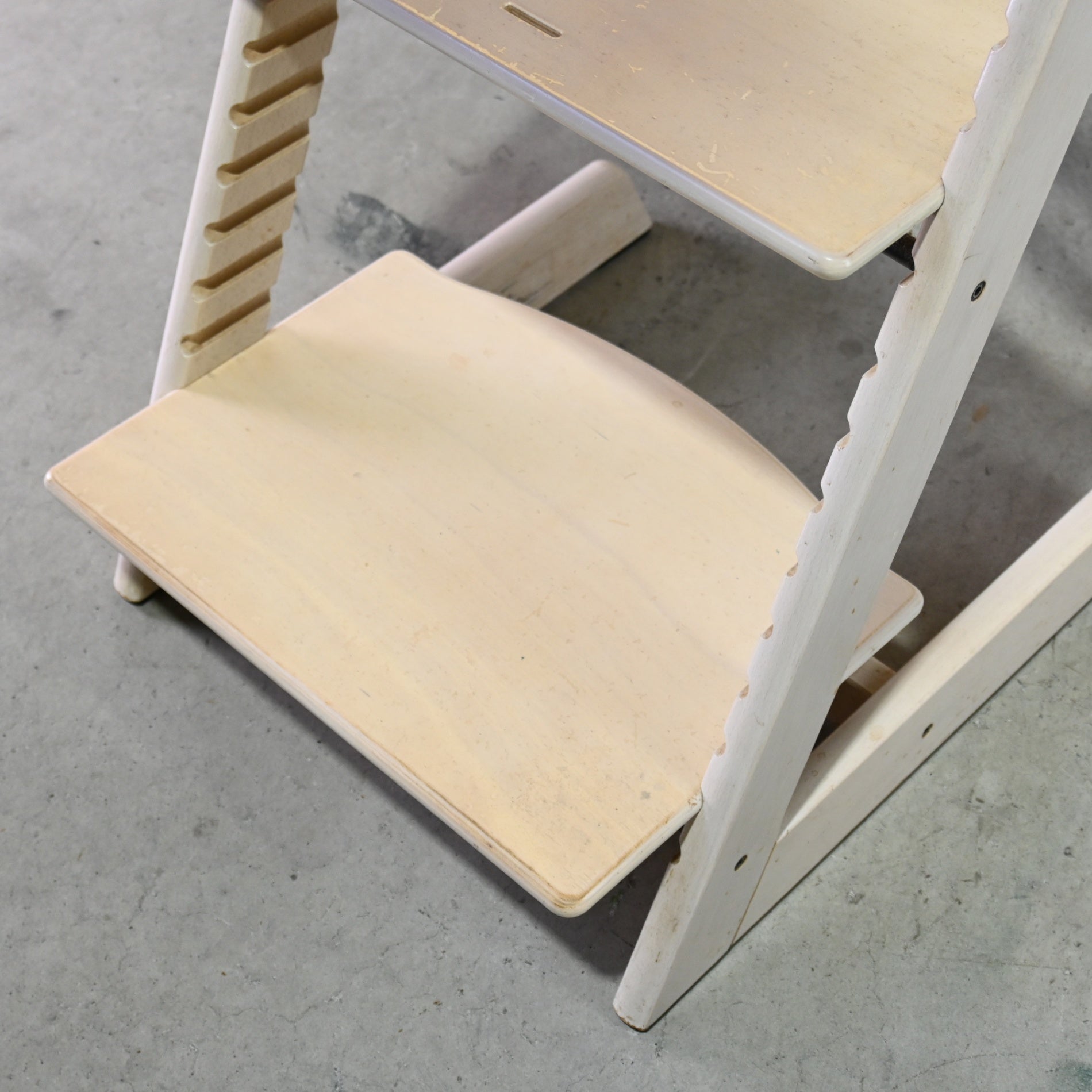 STOKKE TRIPP TRAPP Kids Chair Baby chair Ivory Scandinavian / ストッケ トリップトラップ キッズチェア ベビーチェア 廃盤色 アイボリー 北欧インテリア ※使用感あり