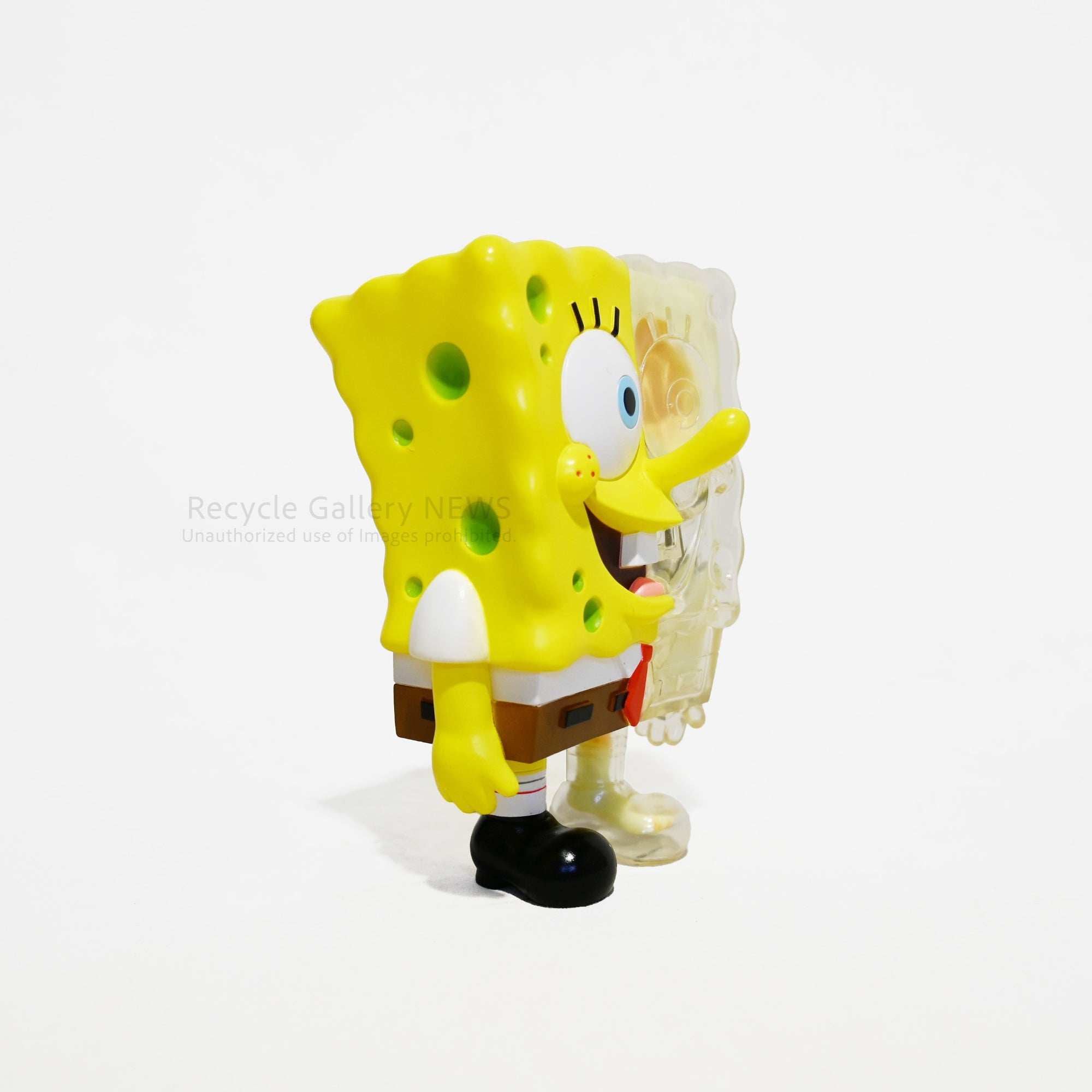 SECRETBASE SPONGEBOB X-RAY FULL COLOR Yellow G.I.D Ver. Made in Japan / シークレットベース スポンジボブ スケルトン 蓄光 フィギュア ソフビ 日本製