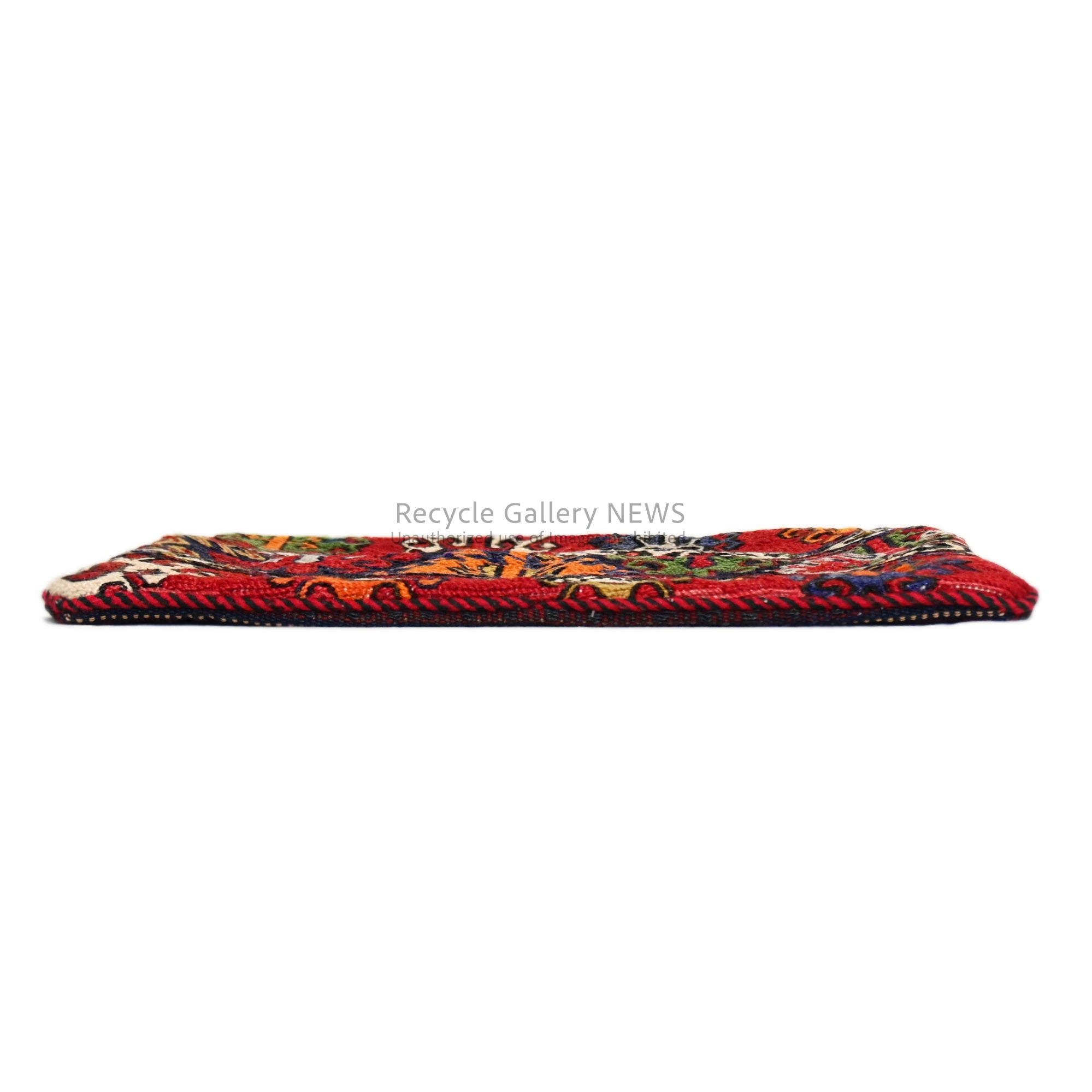 Old Kilim Cushion Cover [B] Deep Red Middle east / オールドキリム クッションカバー 中東 伝統織 赤系 3種類 （B ディープレッド）