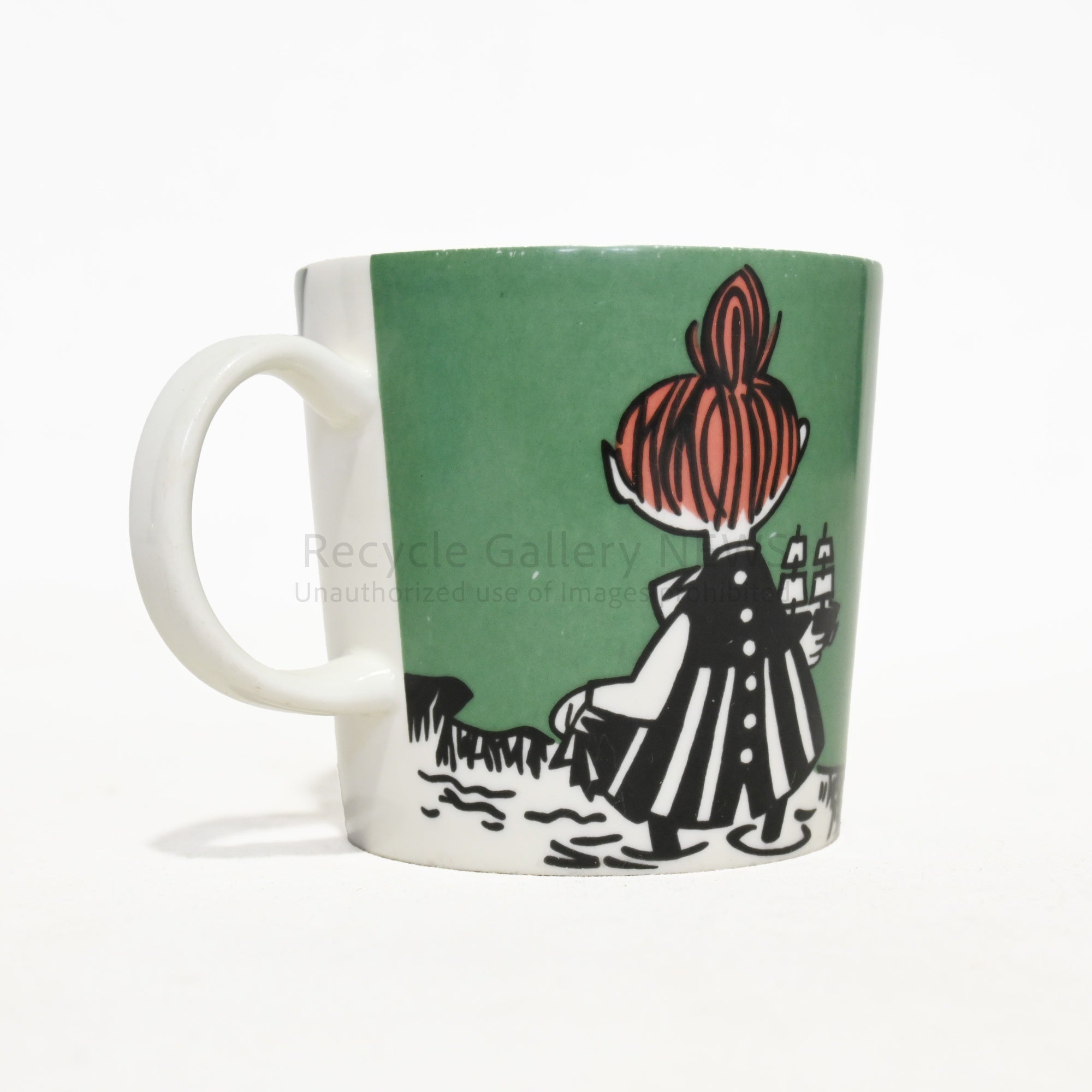 MOOMIN ARABIA Mug Little My Sliding Vintage Scandinavian / ムーミン アラビア マグ リトルミィ・スライディング ヴィンテージ 北欧