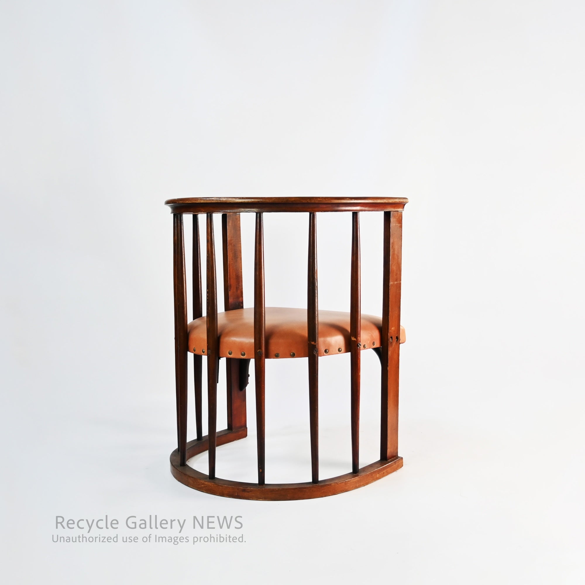 Wicker Accent Chair Antique Bentwood Slat Back Beautiful Patina / 籠椅子 曲木 アンティーク 職人技 スラットバック 経年変化 パーソナルチェア
