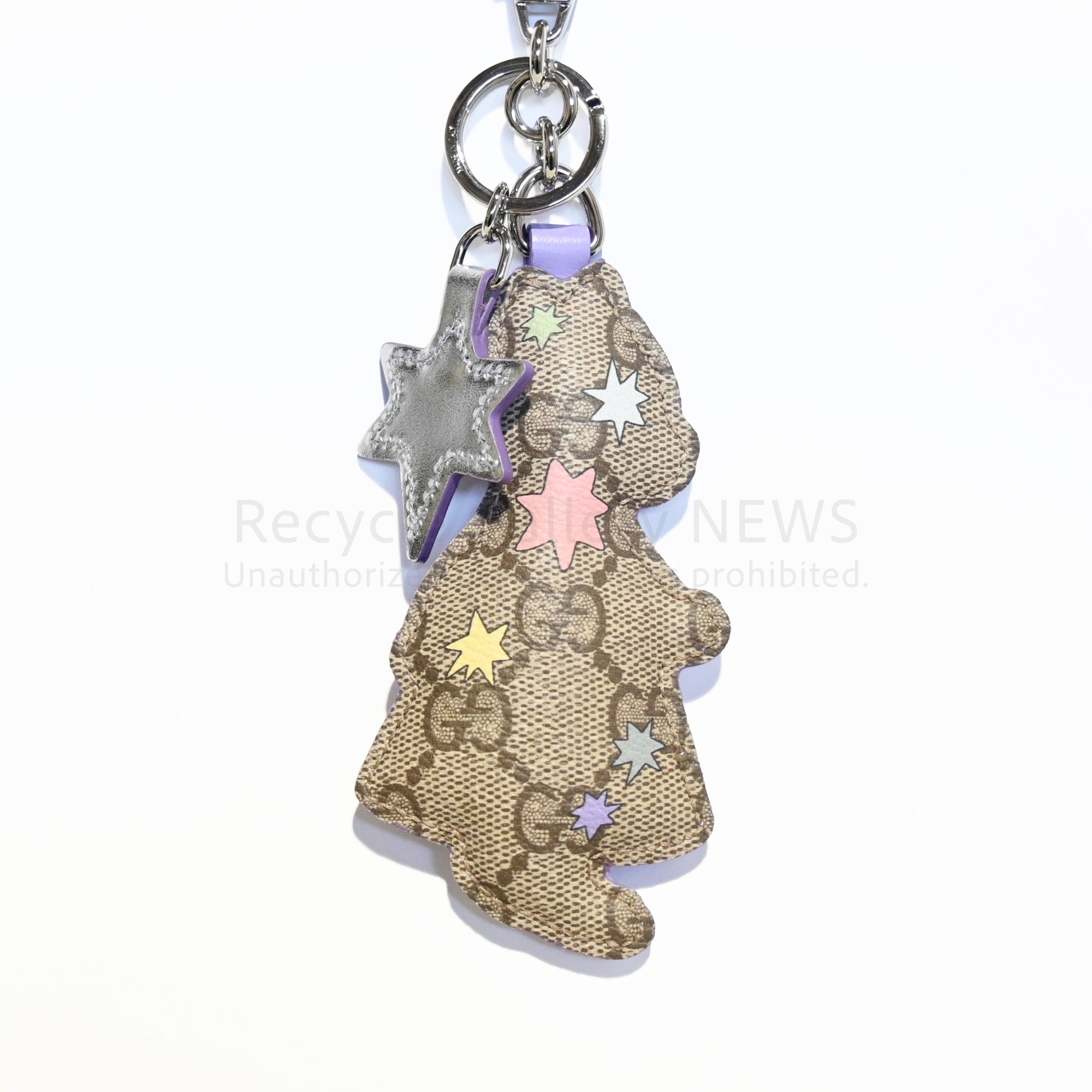 GUCCI Yuko Higuchi Keychain Cat (Bo) Lilac Limited to Japan Unused