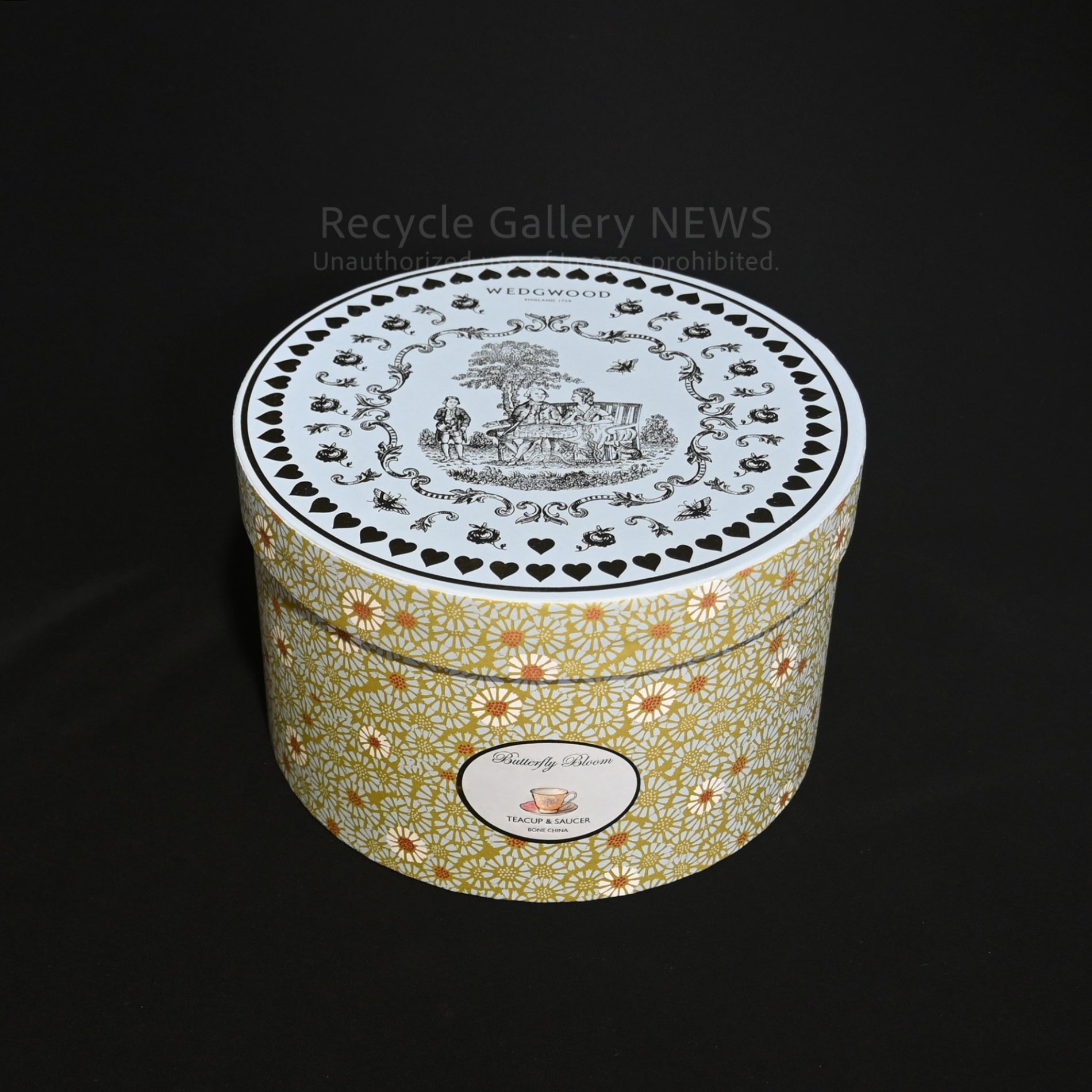 WEDGWOOD "Butterfly Bloom" C&S Vintage Inspired Collectible Bone China Pink Yellow Floral Design / ウェッジウッド "バタフライブルーム" カップ&ソーサー ボーンチャイナ 蝶モチーフ フローラルデザイン 英国食器