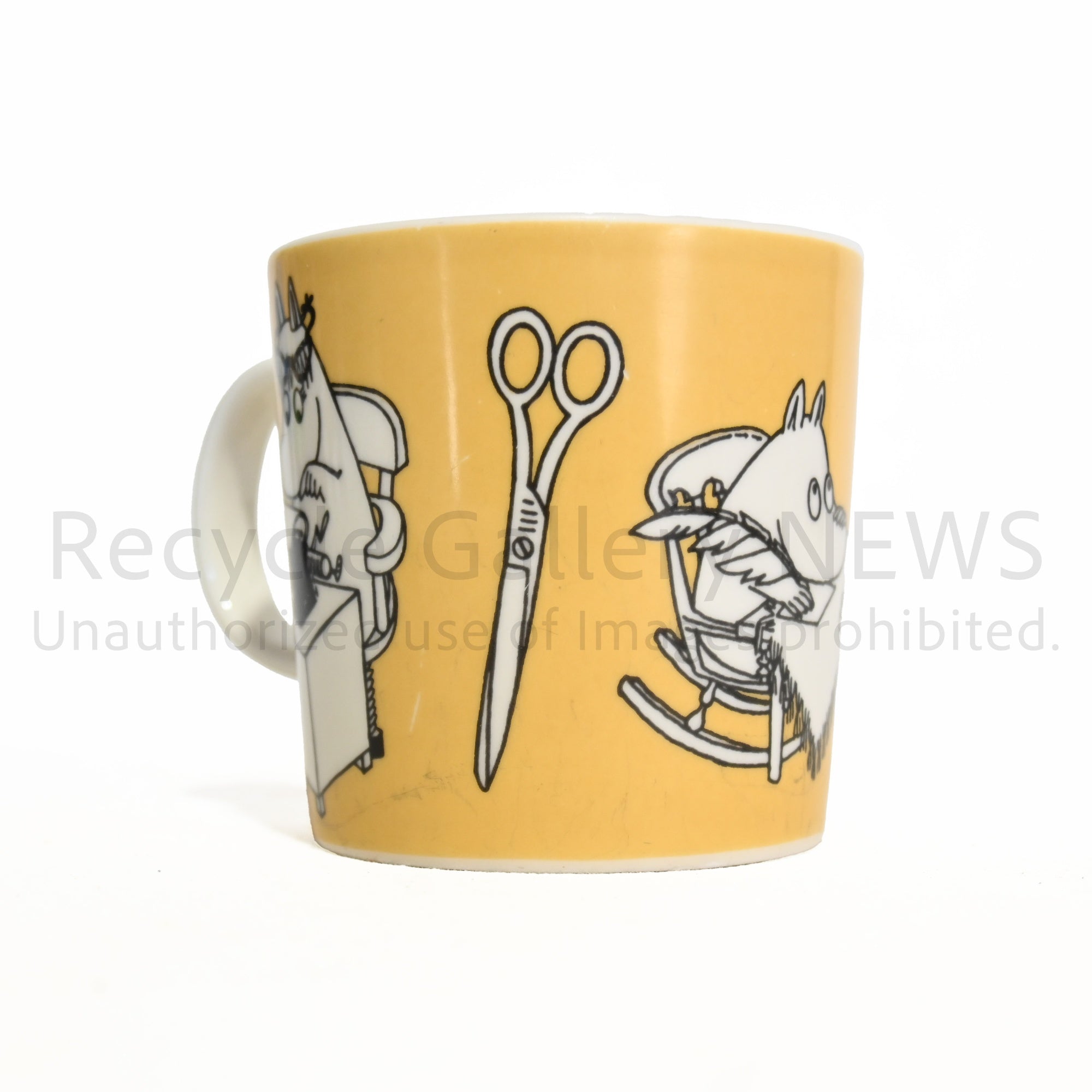 MOOMIN ARABIA Mug Office Vintage Scandinavian / ムーミン アラビア マグ オフィス 廃盤 ヴィンテージ 北欧