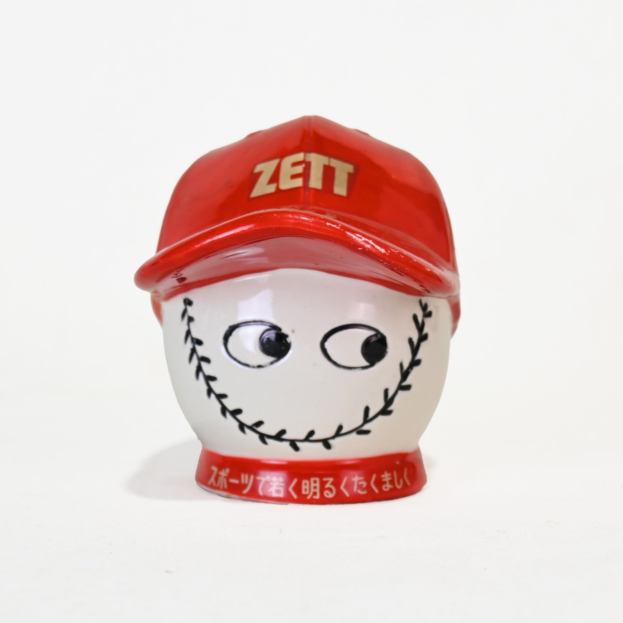 ZETT Retro Piggy Bank Baseball Cap 1960-1970 Japan Vintage / ゼット 昭和レトロ 貯金箱 野球キャップ 野球ボール 日本 ヴィンテージ
