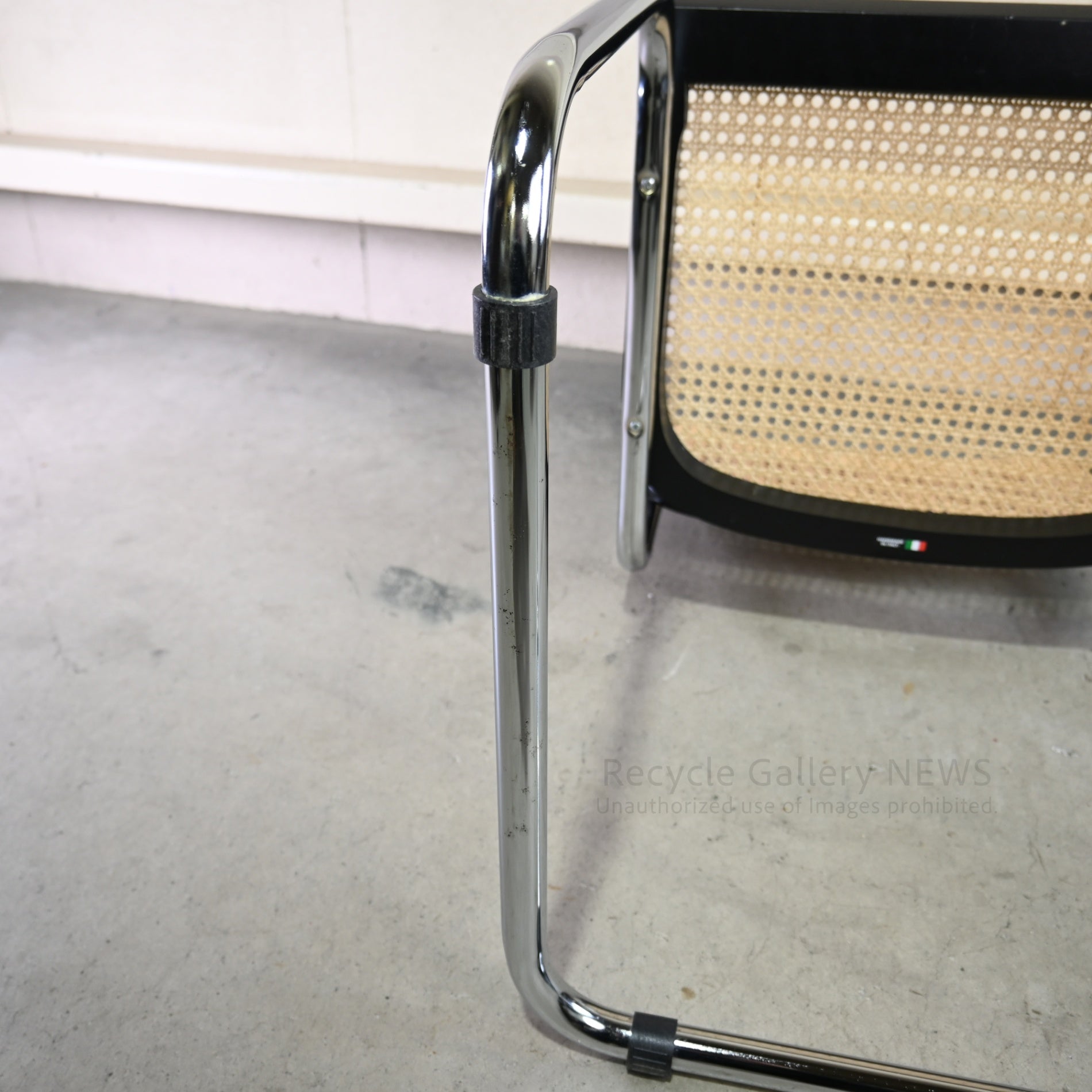 Cesca Armless Chair Black Marcel Breuer / チェスカ チェア アームレス ラタン 黒 マルセル・ブロイヤー