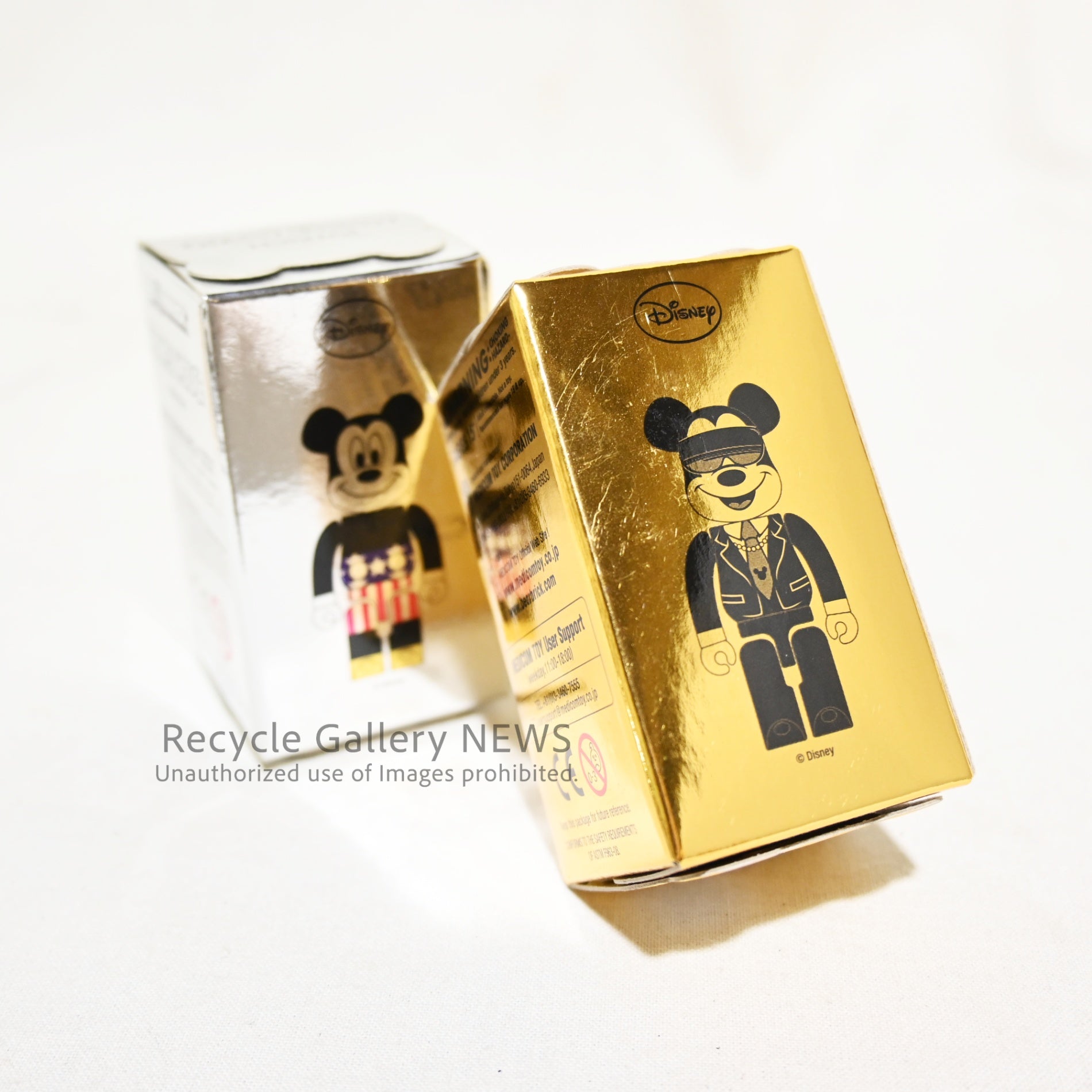 BE@RBRICK MICKEY MOUSE（USA Ver.）/（SUIT Ver.）JOYRICH Disney collaboration / ベアブリック ミッキー・マウス ジョイリッチ ディズニー 未開封