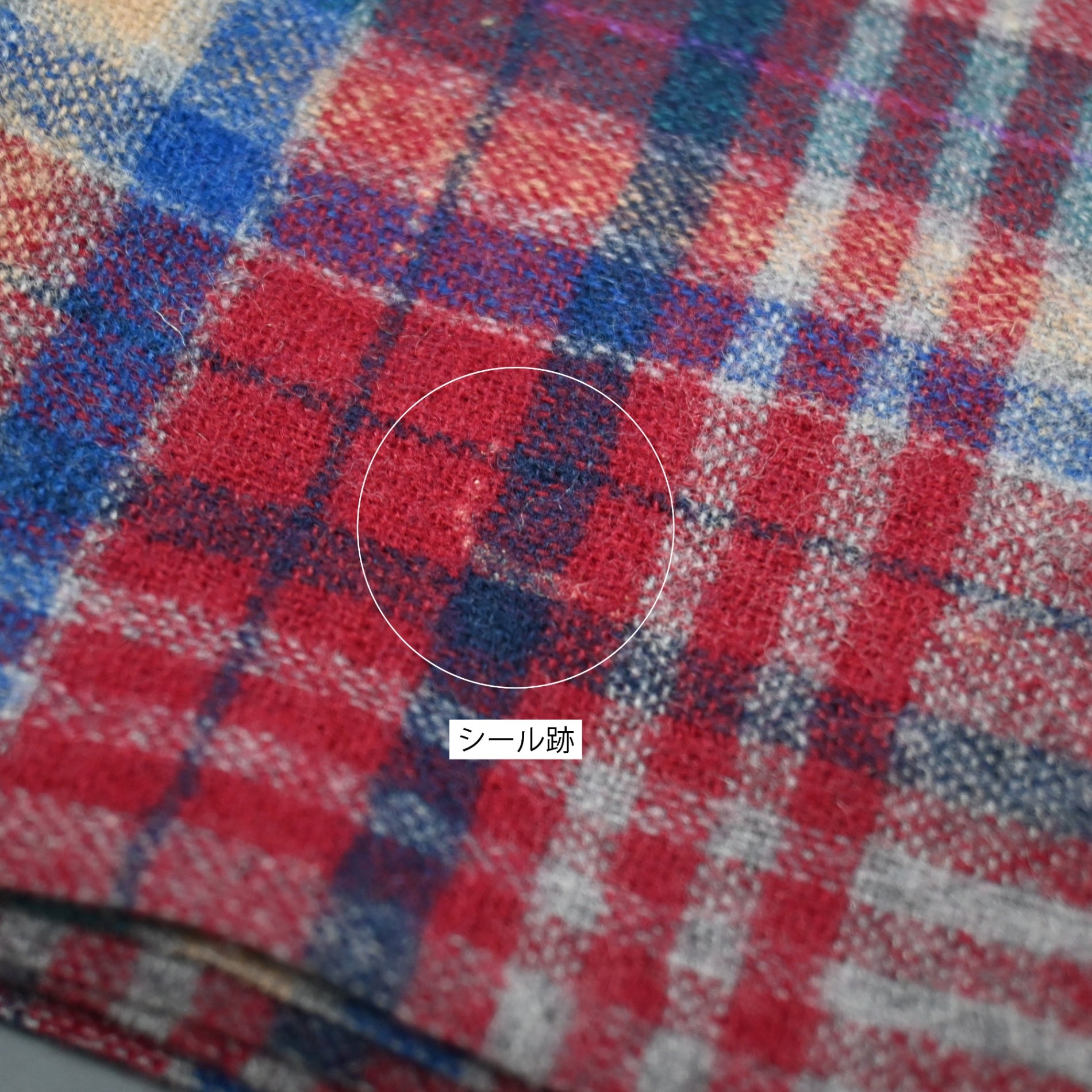 PENDLETON  Plaid pattern Wool Scarf U.S.A Vintage / ペンドルトン チェックウールマフラー アメリカ ヴィンテージ
