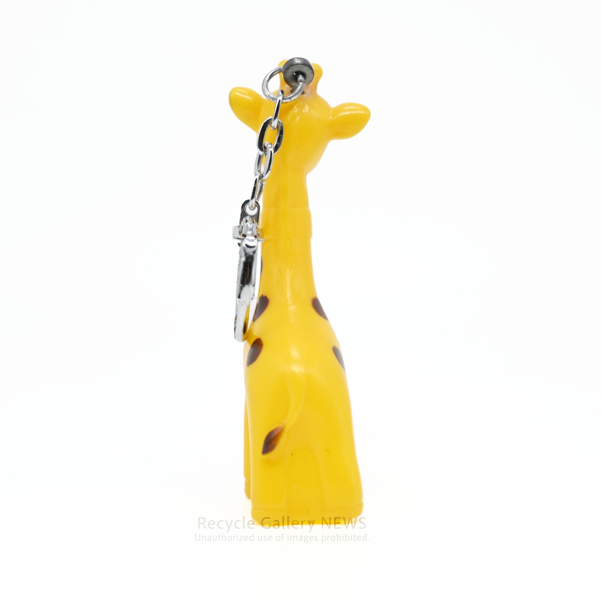 Sanpo-Seiyaku Pharmaceutical Giraffe Soft Vinyl Keychain Showa Retro Japan / 三宝製薬 きりん ソフビ キーホルダー 昭和レトロ 日本