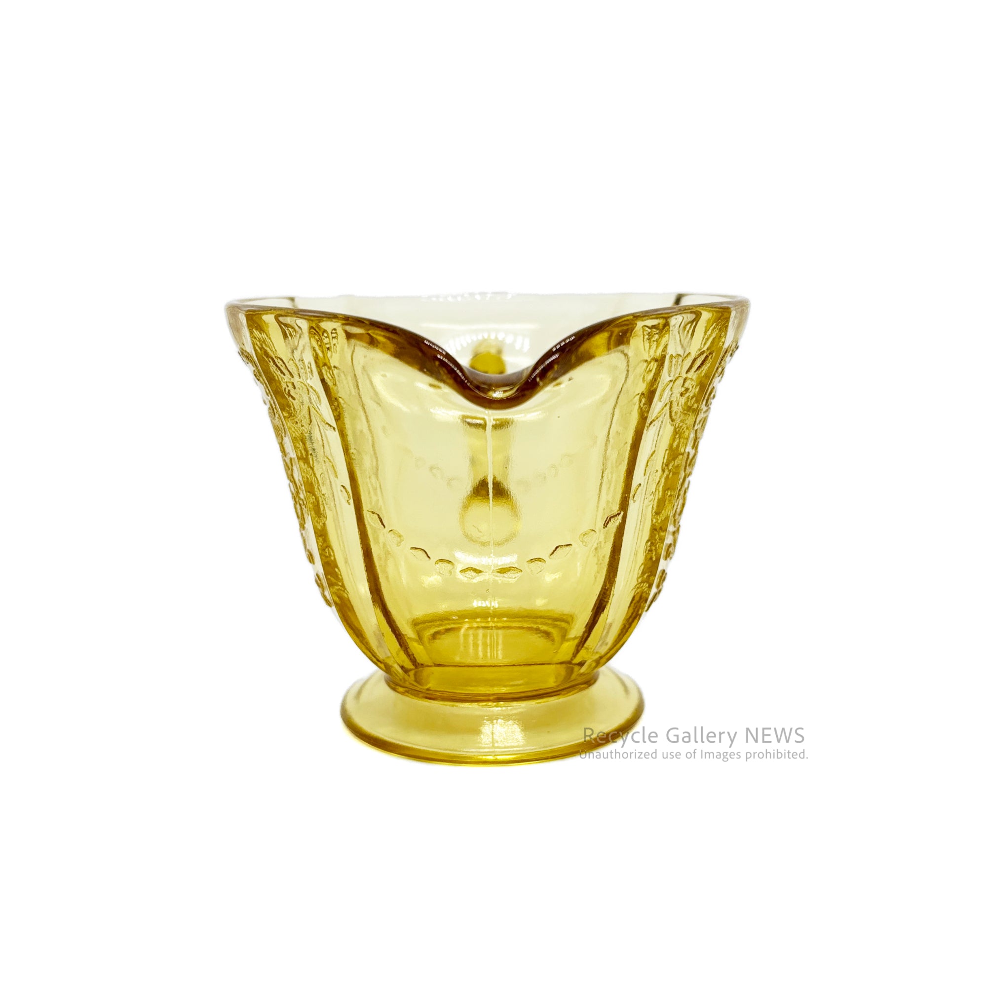 Federal Glass "Madrid" Creamer U.S.A Vintage / フェデラル・グラス マドリッド クリーマー 1930年代
