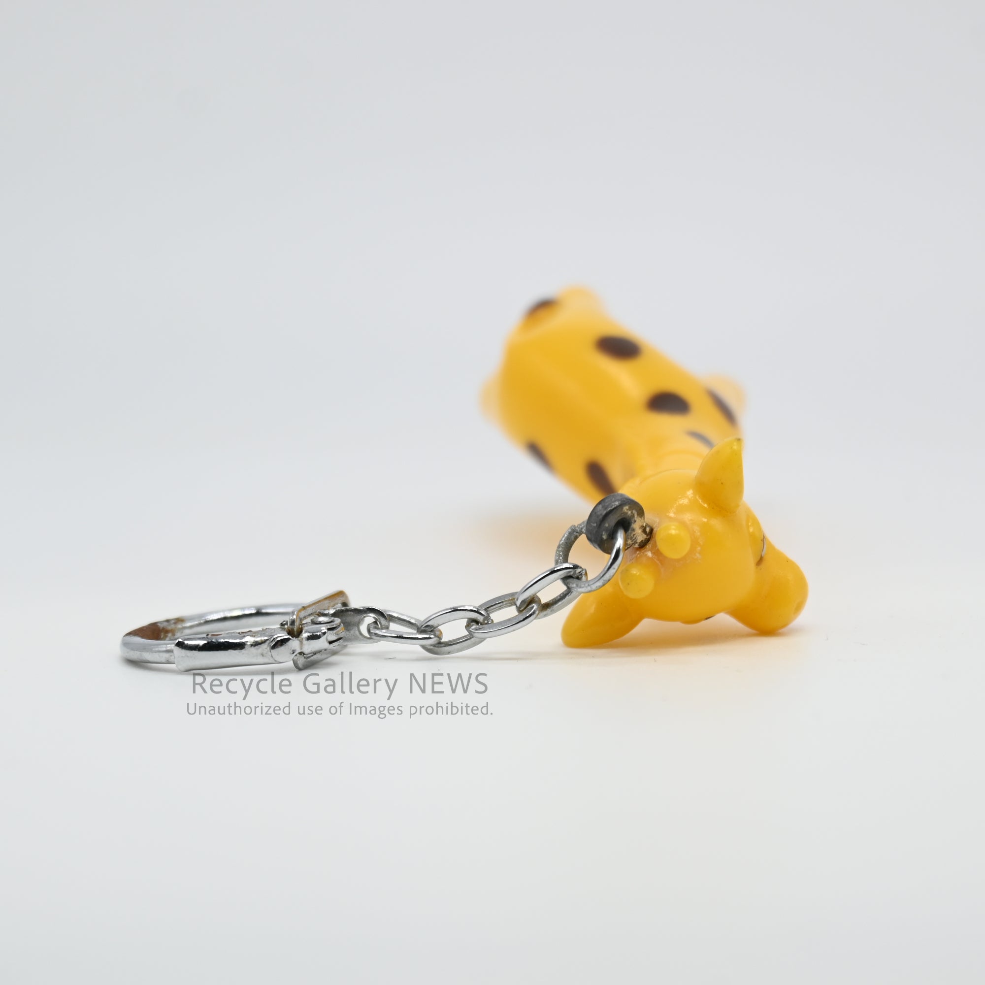 Sanpo-Seiyaku Pharmaceutical Giraffe Soft Vinyl Keychain Showa Retro Japan / 三宝製薬 きりん ソフビ キーホルダー 昭和レトロ 日本