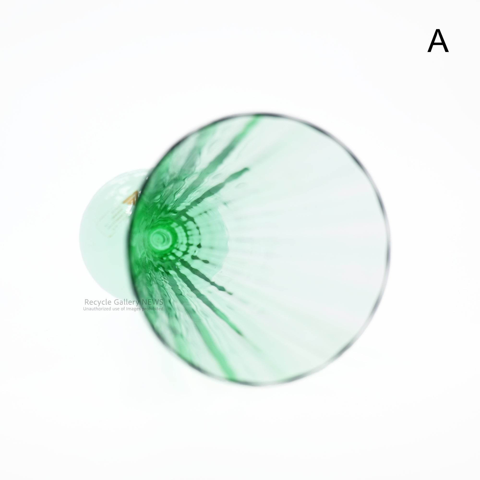 Cenedese & Albarelli Murano glass Light green 2-Size Venetian glass Italian vintage / チェネデーゼ＆アルバレッリ ムラーノガラス 薄緑グラス ヴェネチアングラス イタリアンヴィンテージ