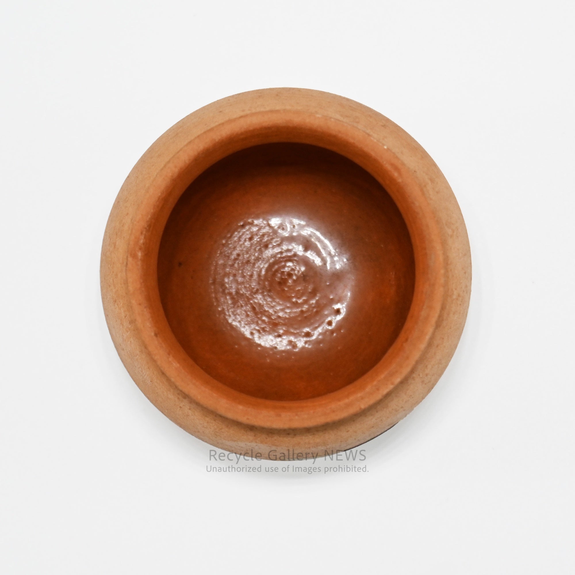 Native American Pot Red clay color object / ネイティブアメリカン ポット 赤土色 置物