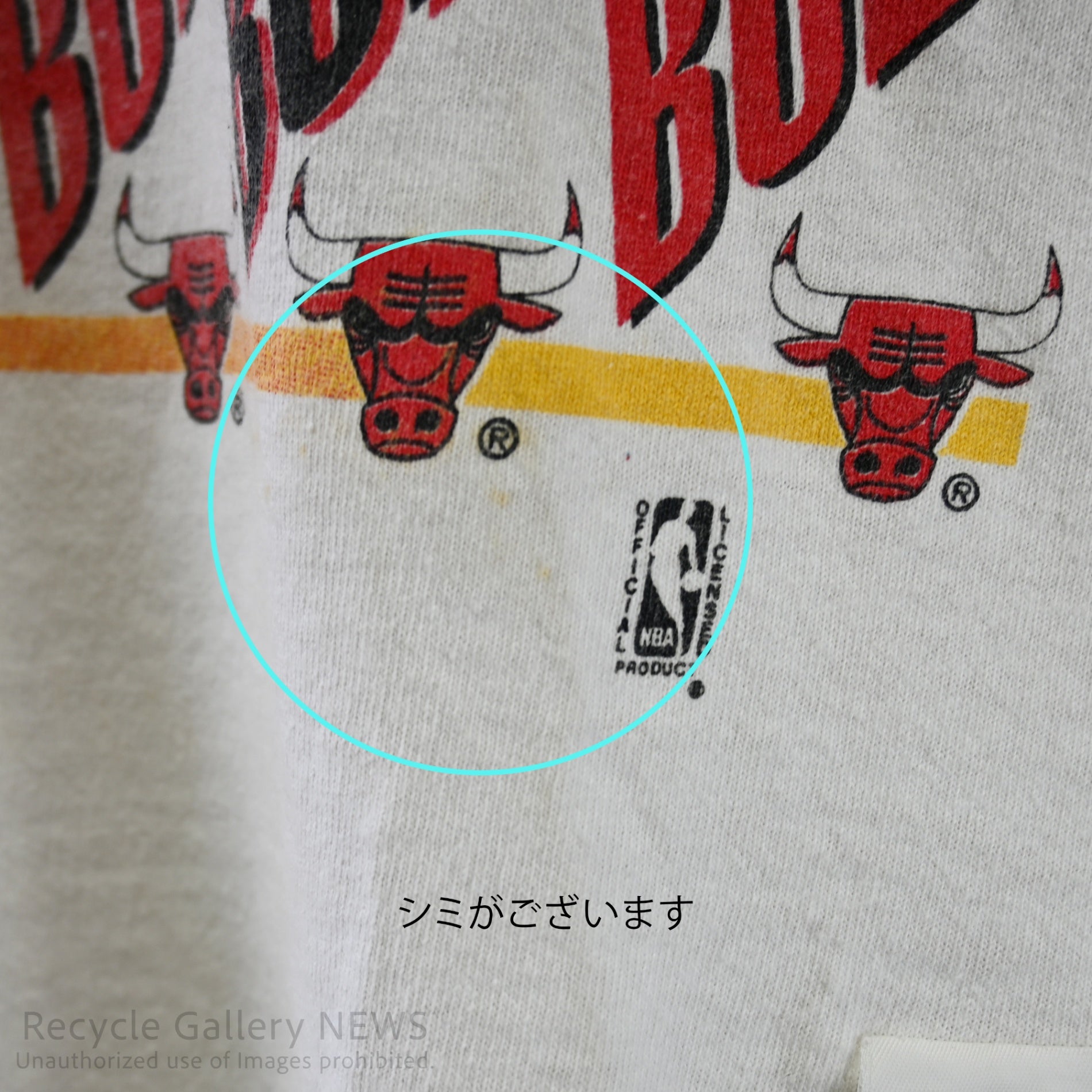 SALEM "CHICAGO BULLS" 1992 NBA Commemorative Victory T-shirt / セーラム シカゴ・ブルズ NBA 優勝記念 Tシャツ M 白