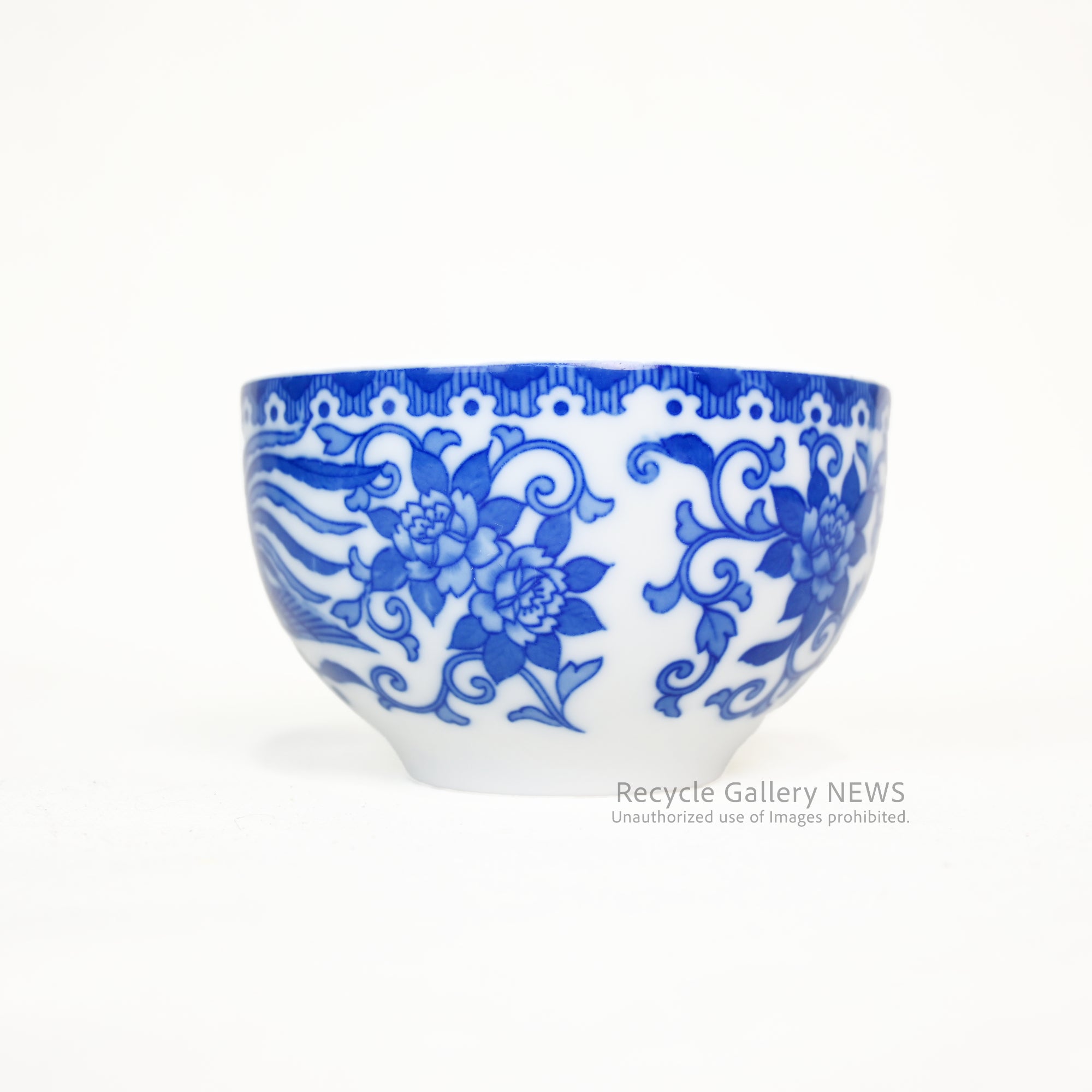 Old Noritake phoenix Cup＆Saucer Japan vintage / オールドノリタケ 染付鳳凰文 カップ＆ソーサー