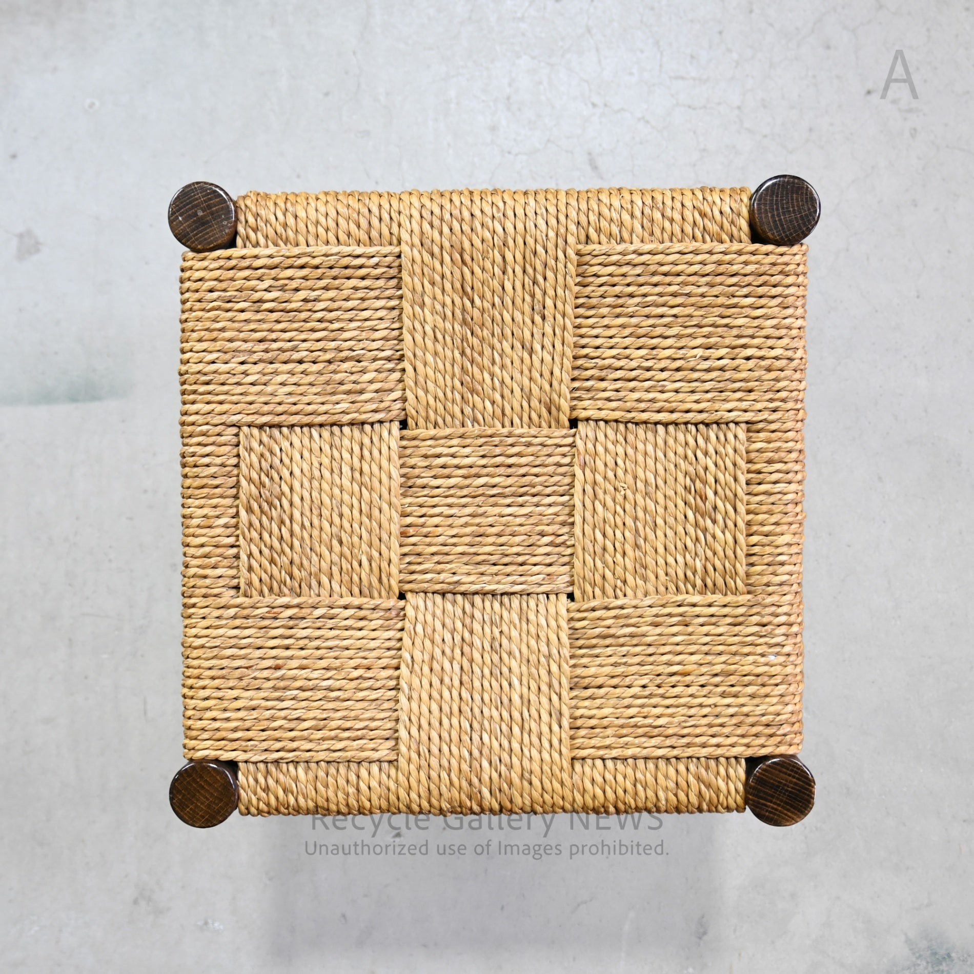 Rush grass stool Chair Natural Japanese modern Asian style / い草 スツール 椅子 天然 ナチュラル 和モダン アジアン