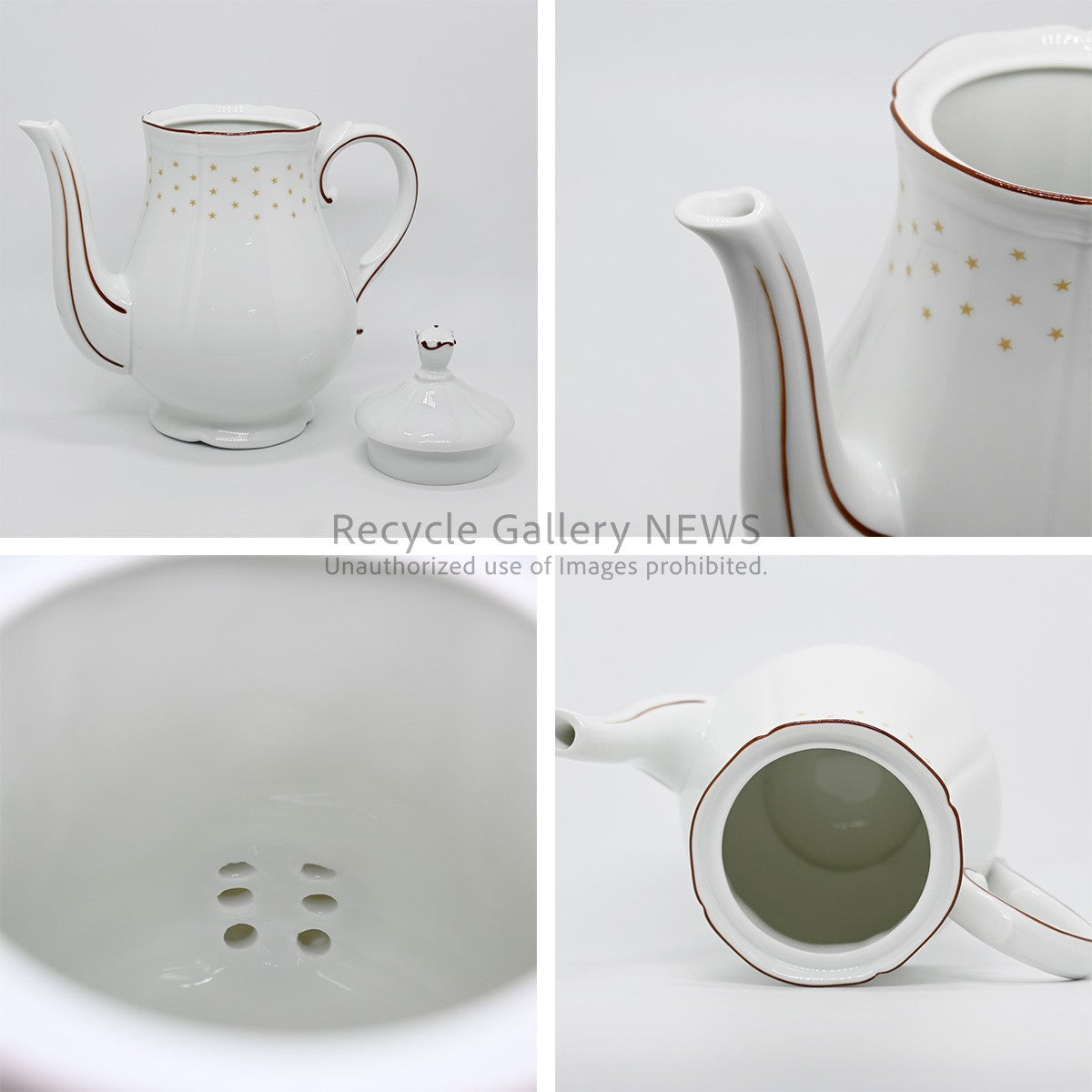 Richard Ginori Demitasse 9-Piece Complete Set Rare Design Star Pattern / リチャード・ジノリ デミタスフルセット 9点 希少デザイン 星柄