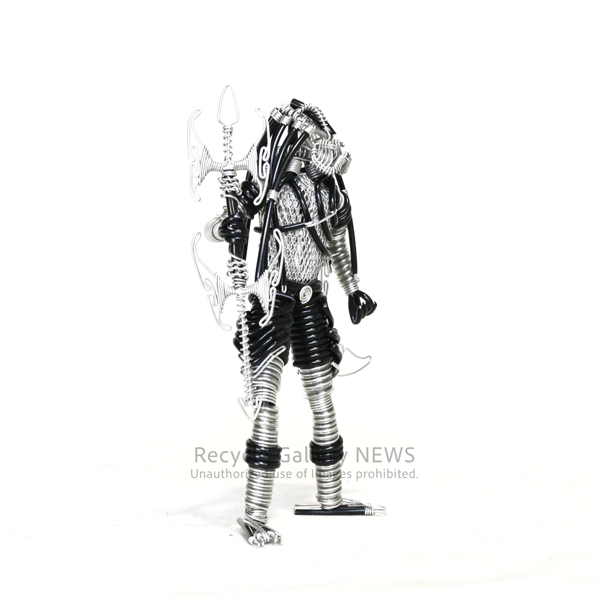 Wire art figure Predator Handmade Objetct / ワイヤーアートフィギュア プレデター ハンドメイド オブジェ