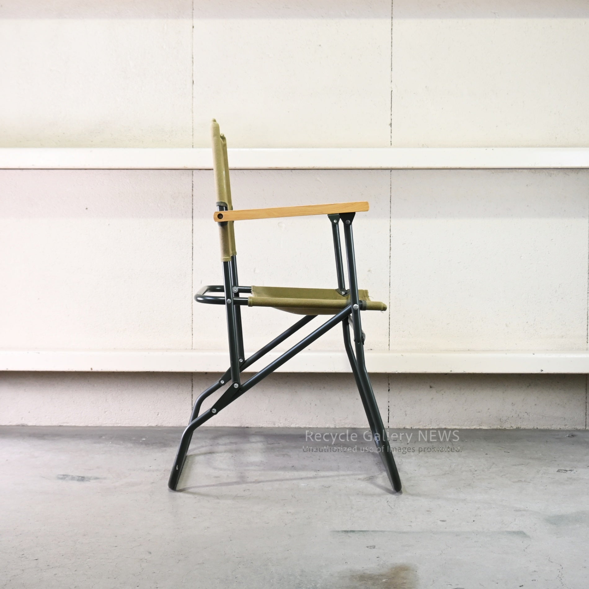 Goodfellas Industrial Director's Chair by Japanese Actor Jun Murakami Film Culture / グッドフェローズ ディレクターチェア 日本 村上淳 インダストリアル 映画 カルチャー
