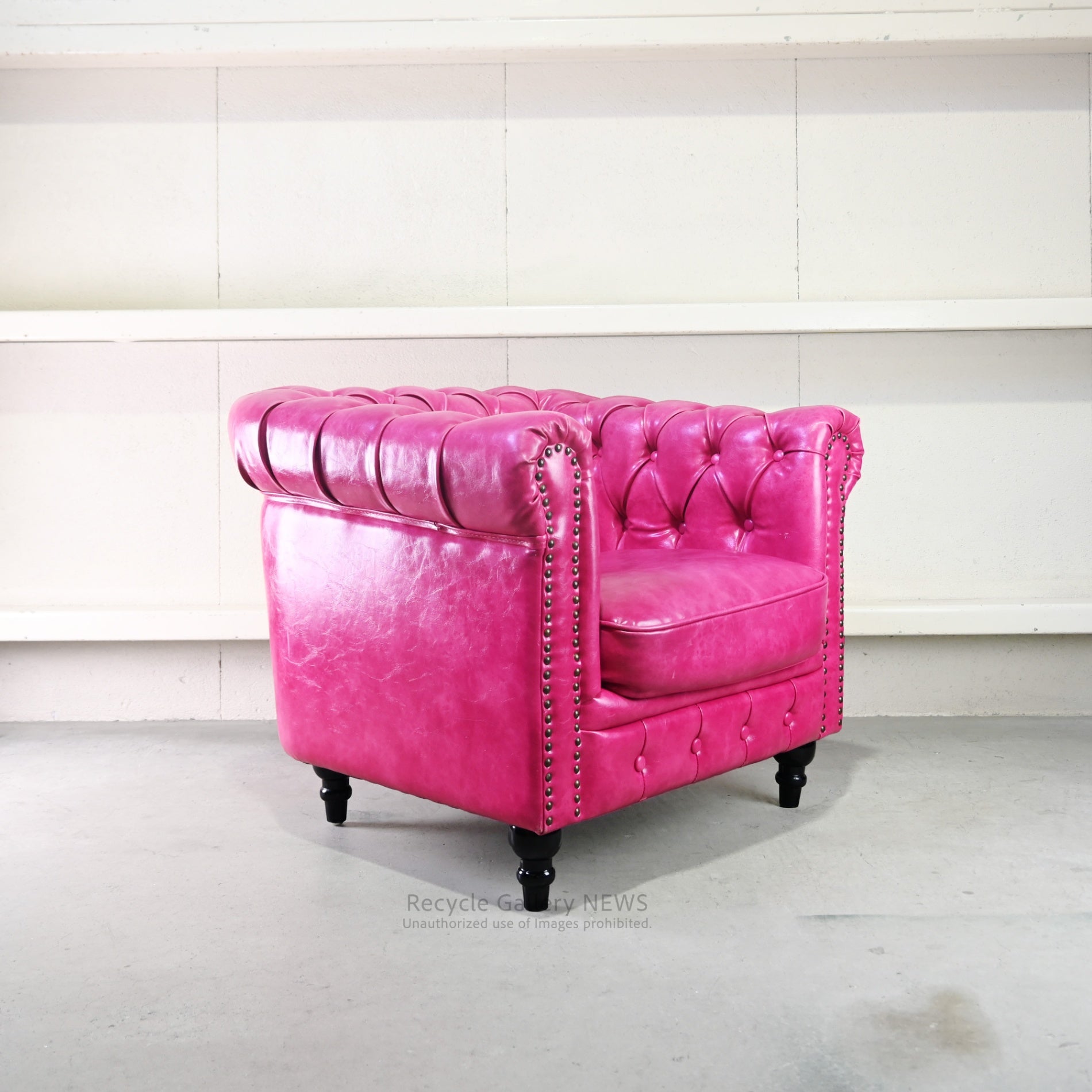 VINCENT Authentic British Chesterfield 1PSofa Industrial Style / ヴィンセント チェスターフィールド シングルソファー イギリス インダストリアル オーセンティック