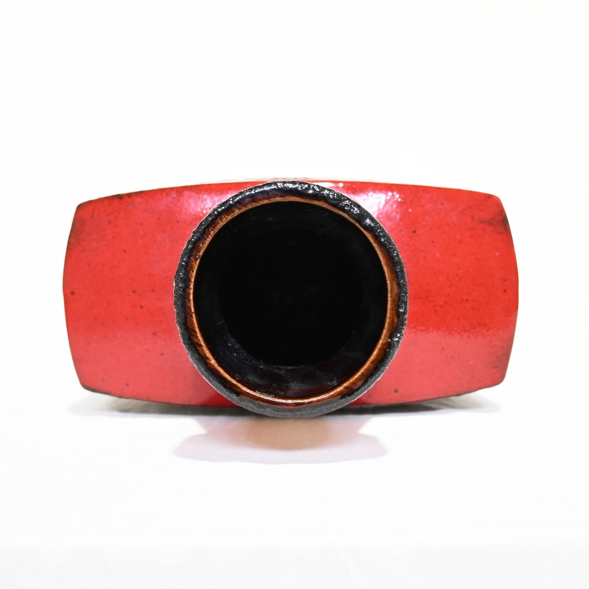 FAT LAVA W.GERMANY FLOWER VASE HORSE RED 1960’s / ファットラバ ドイツ ヴィンテージ陶器 花瓶 馬 赤 60年代