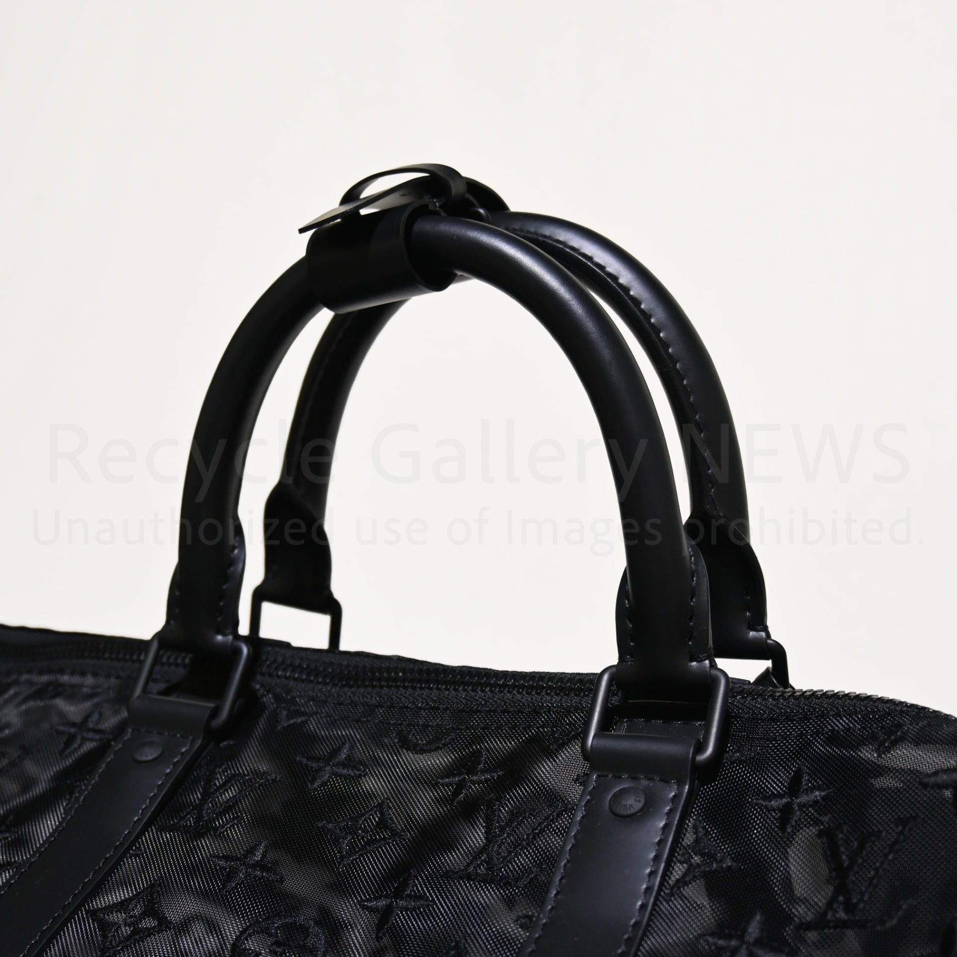 LOUIS VUITTON 2019 AW Virgil Abloh M53971 Monogram Mesh and Leather Boston Bag Keepall Bandouliere 50 / ルイ・ヴィトン ヴァージル・アブロー モノグラム メッシュ・レザー ボストンバッグ キーポル バンドリエール50