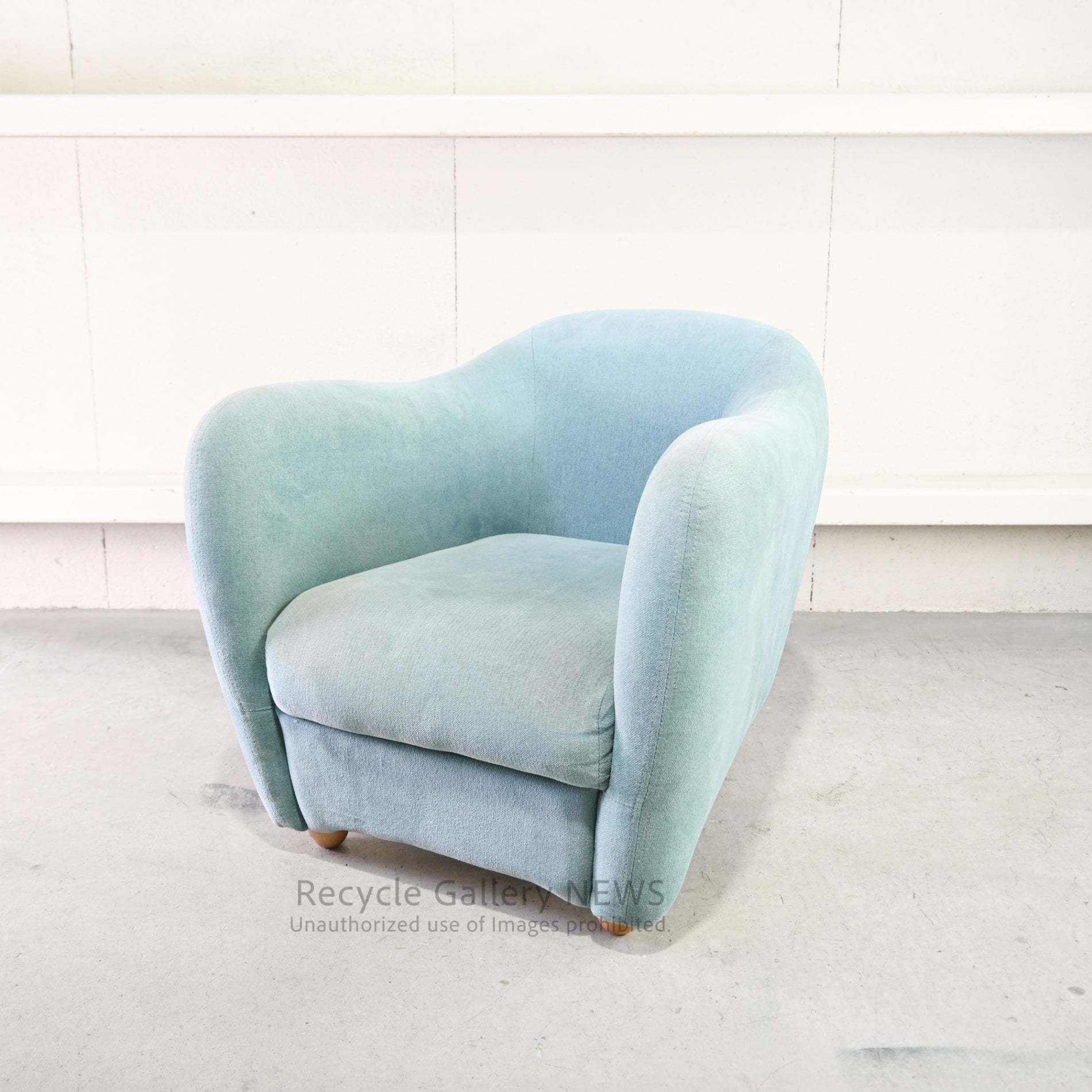 IDEE MINI MILLER ARM CHAIR Blue Gray Japan Mid Century Modern / イデー ミニミラー アームチェア ブルーグレー 日本 ミッドセンチュリー