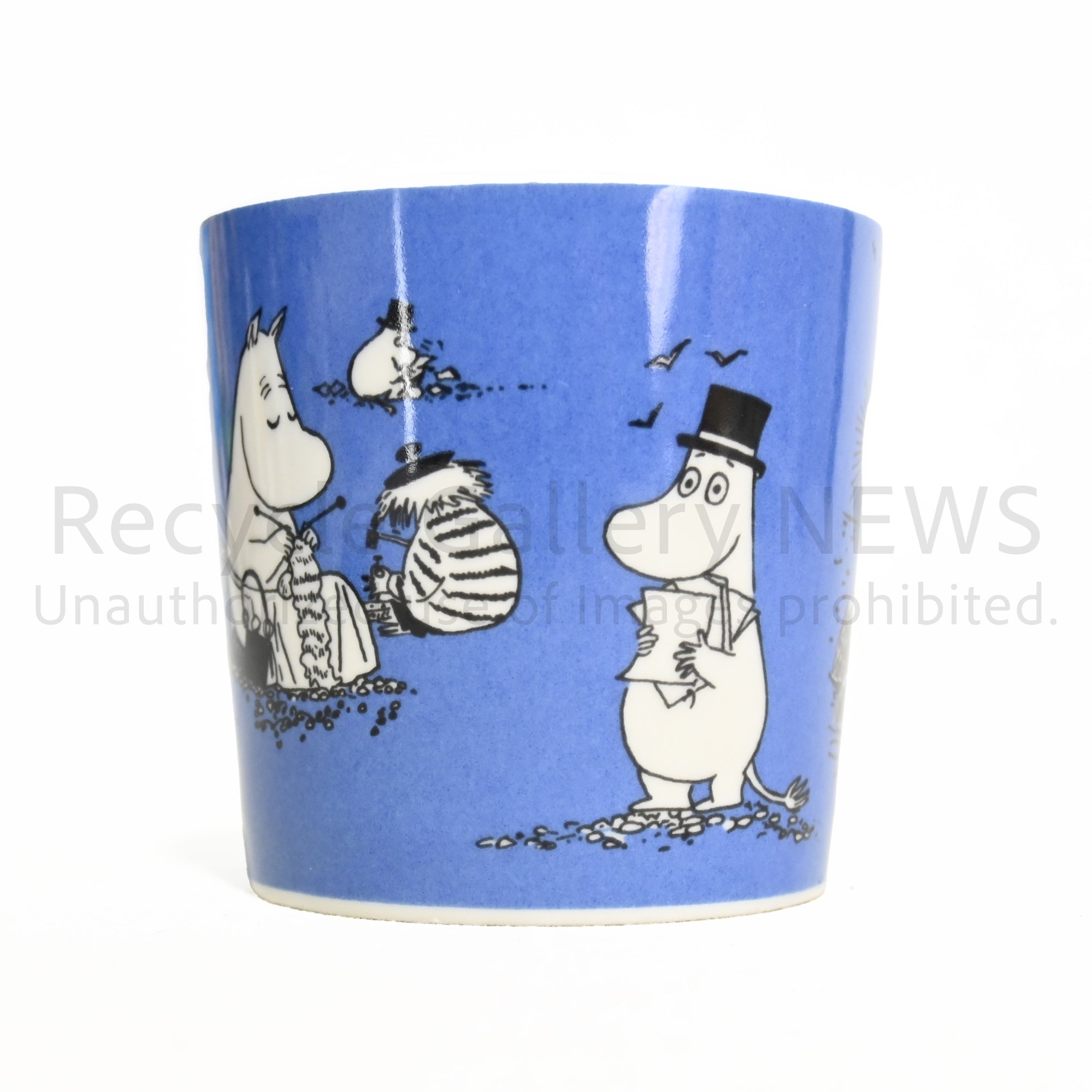 MOOMIN ARABIA Mug Dark blue Vintage Scandinavian / ムーミン アラビア マグ ダークブルー 廃盤 ヴィンテージ 北欧