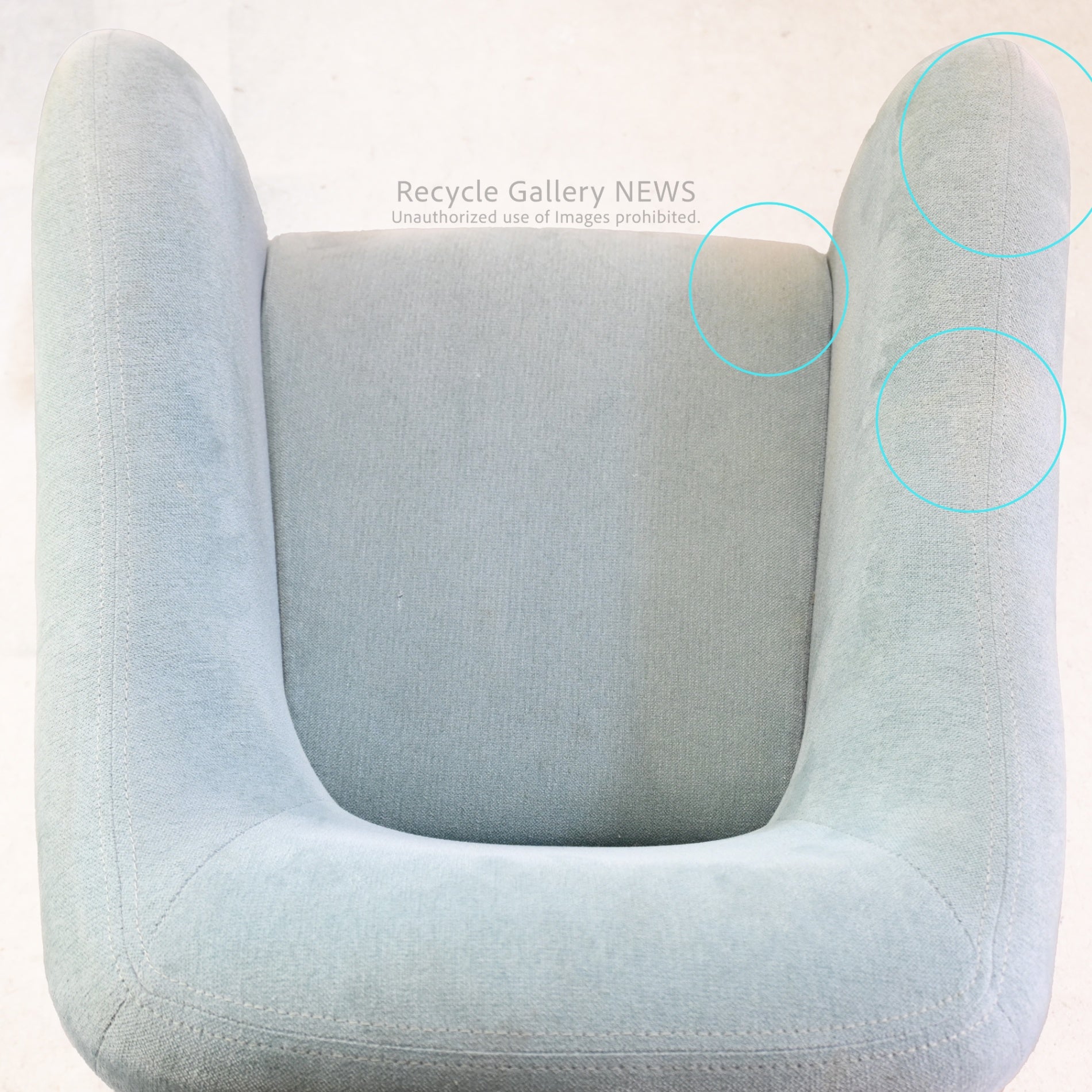 IDEE MINI MILLER ARM CHAIR Blue Gray Japan Mid Century Modern / イデー ミニミラー アームチェア ブルーグレー 日本 ミッドセンチュリー