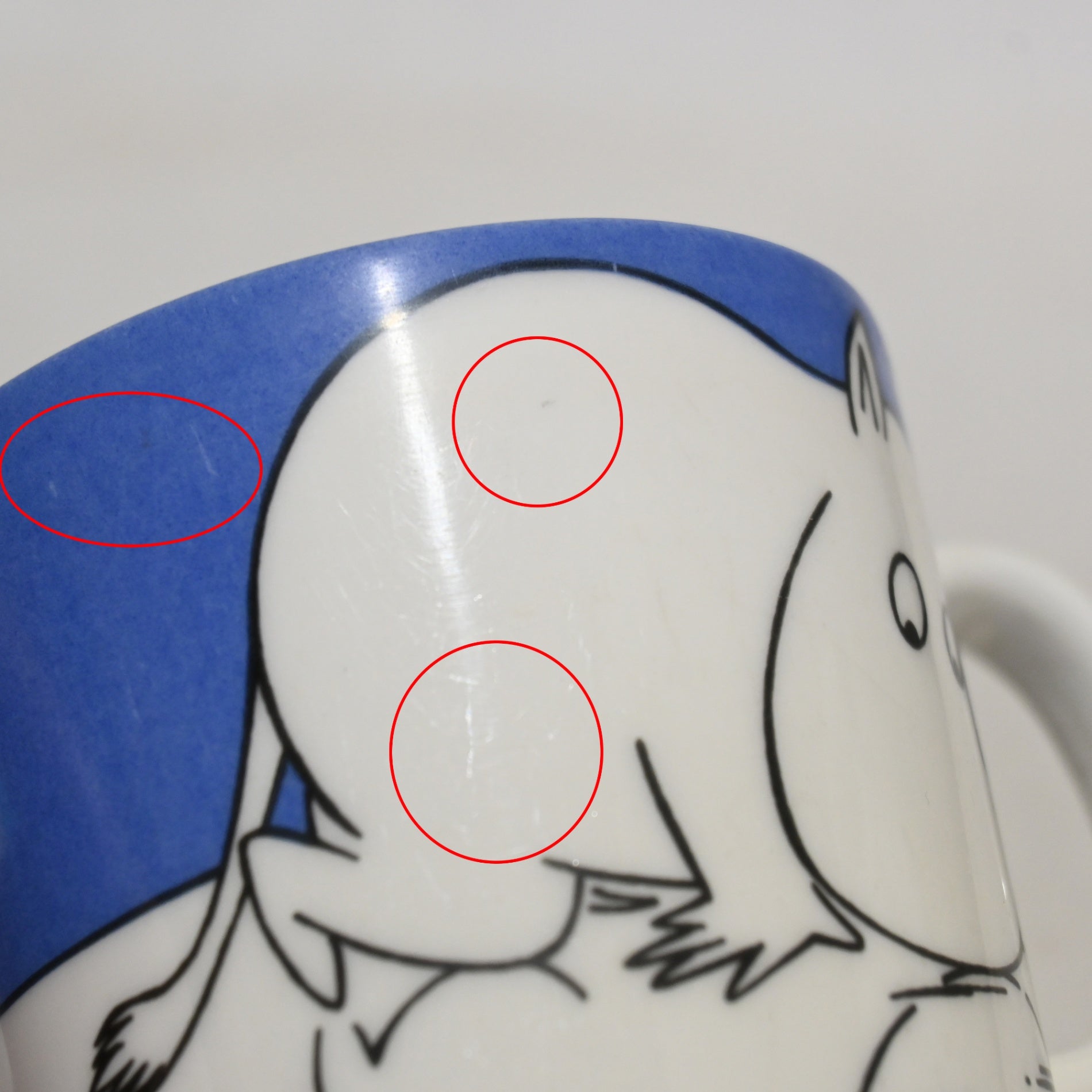 MOOMIN ARABIA Mug Moomintroll on Ice Vintage Scandinavian / ムーミン アラビア マグ ムーミントロール・オン・アイス ヴィンテージ 北欧