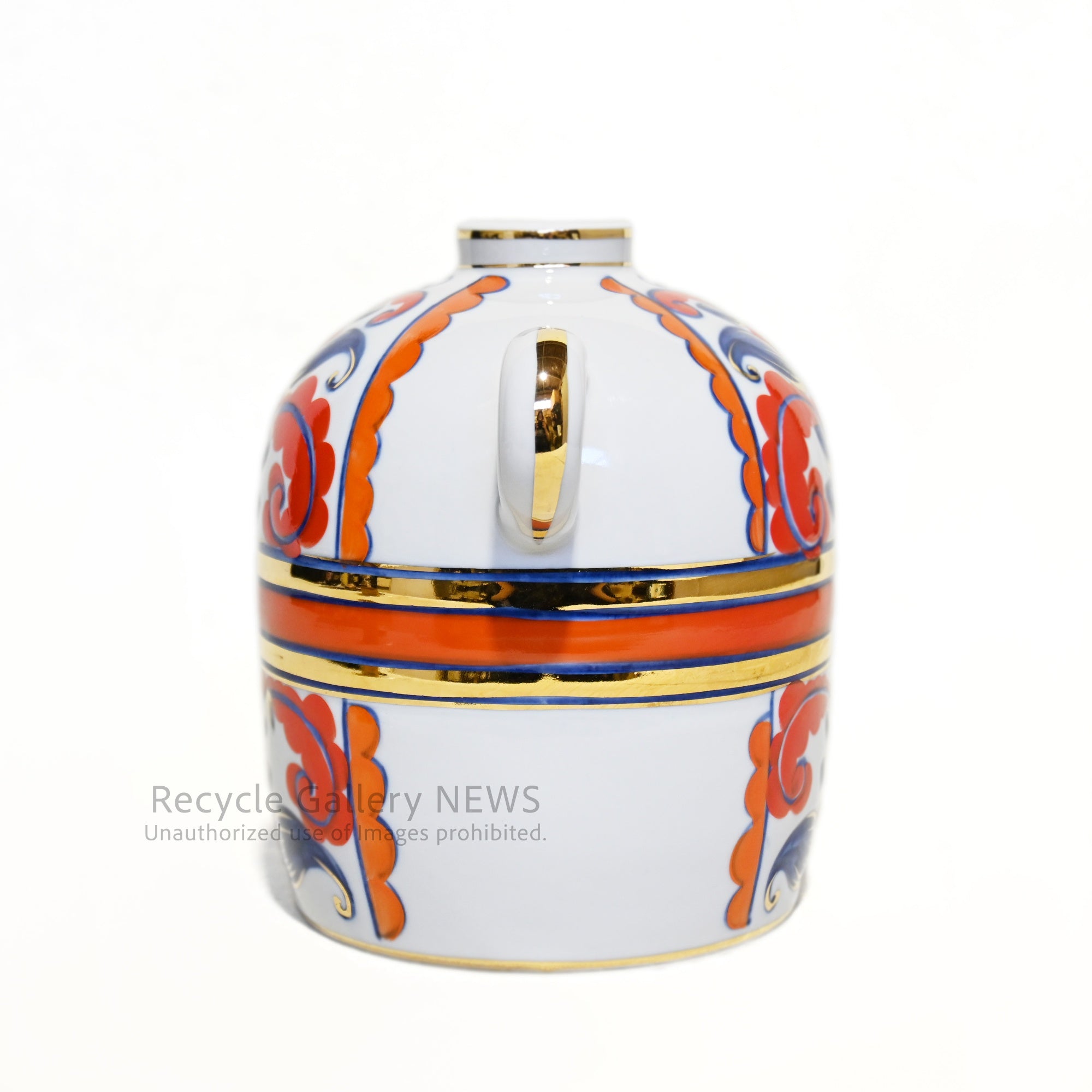 Soviet Vase Folklore Hand painted Russian Vintage / ソ連 ソヴィエト 花瓶 フォークロア ハンドペイント ロシアヴィンテージ
