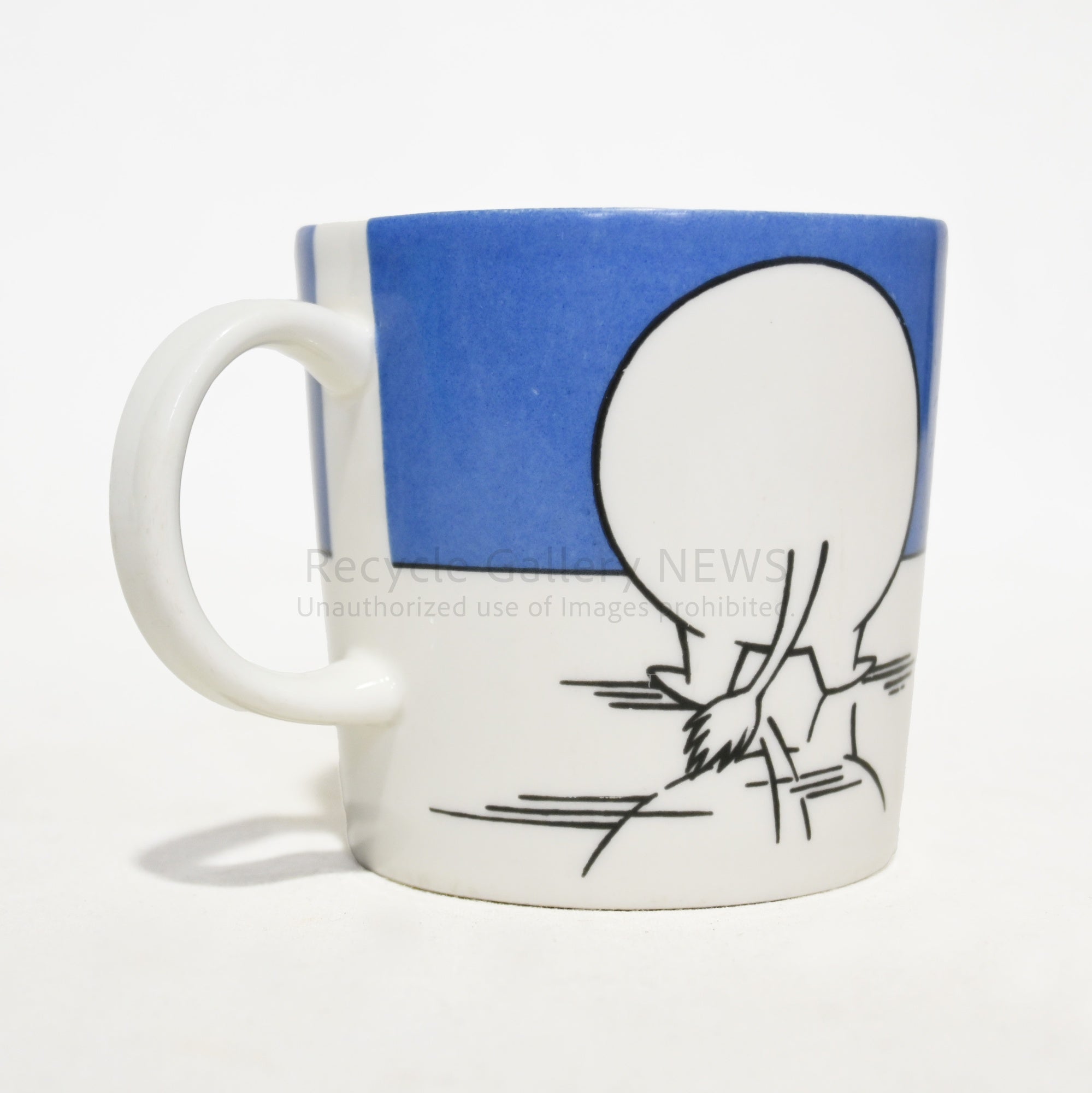 MOOMIN ARABIA Mug Moomintroll on Ice Vintage Scandinavian / ムーミン アラビア マグ ムーミントロール・オン・アイス ヴィンテージ 北欧