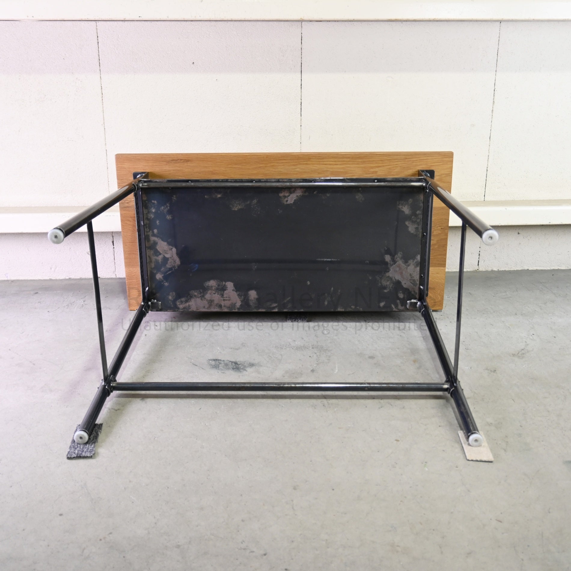 BIMAKES SOLID WOOD IRON DESK Compact desk and chair set Industrial design / ビメイクス ソリッドウッド アイアンデスク コンパクトデスク チェア セット 机 インダストリアルデザイン