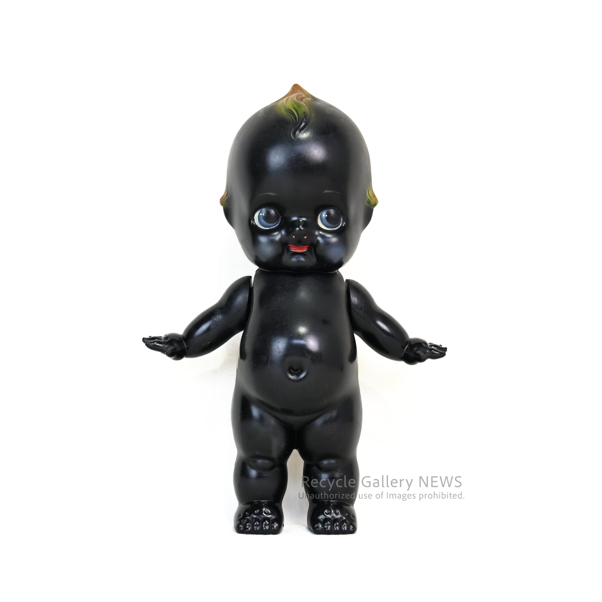 【即購入可】ソフビ製 キューピー人形（黒）約60センチ ORIENTAL Kewpie Celluloid doll Black 1960's Japan vintage