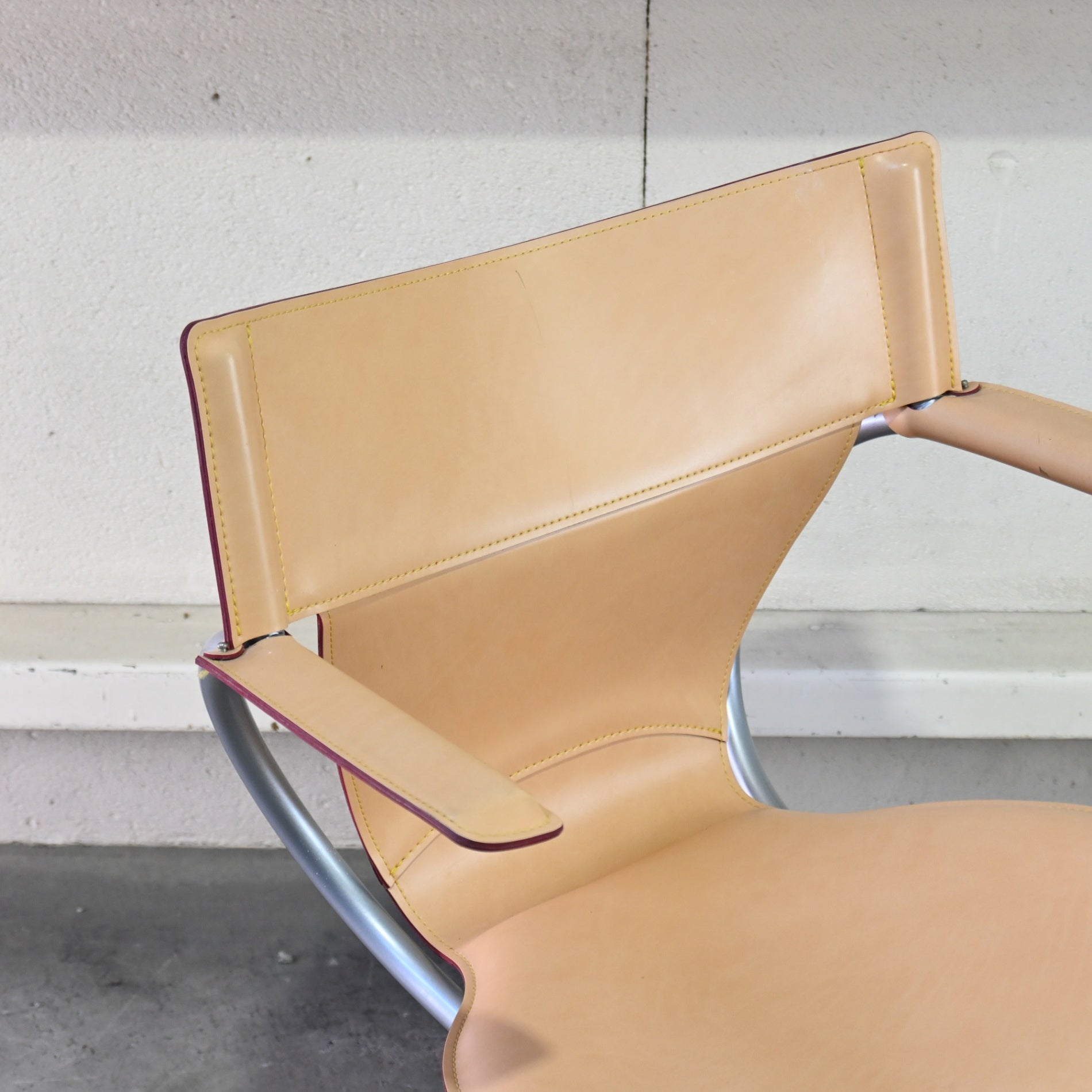 Karimoku XT4300AJ Office chair Desk chair Genuine tanned leather Japan / カリモク家具 本革 ヌメ革 デスクチェア 事務椅子